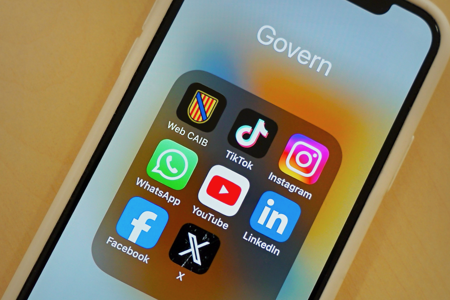 Conjunt d'apps a la pantalla d'un smartphone