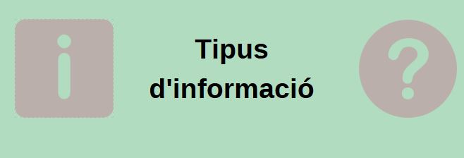 Tipus d'informació