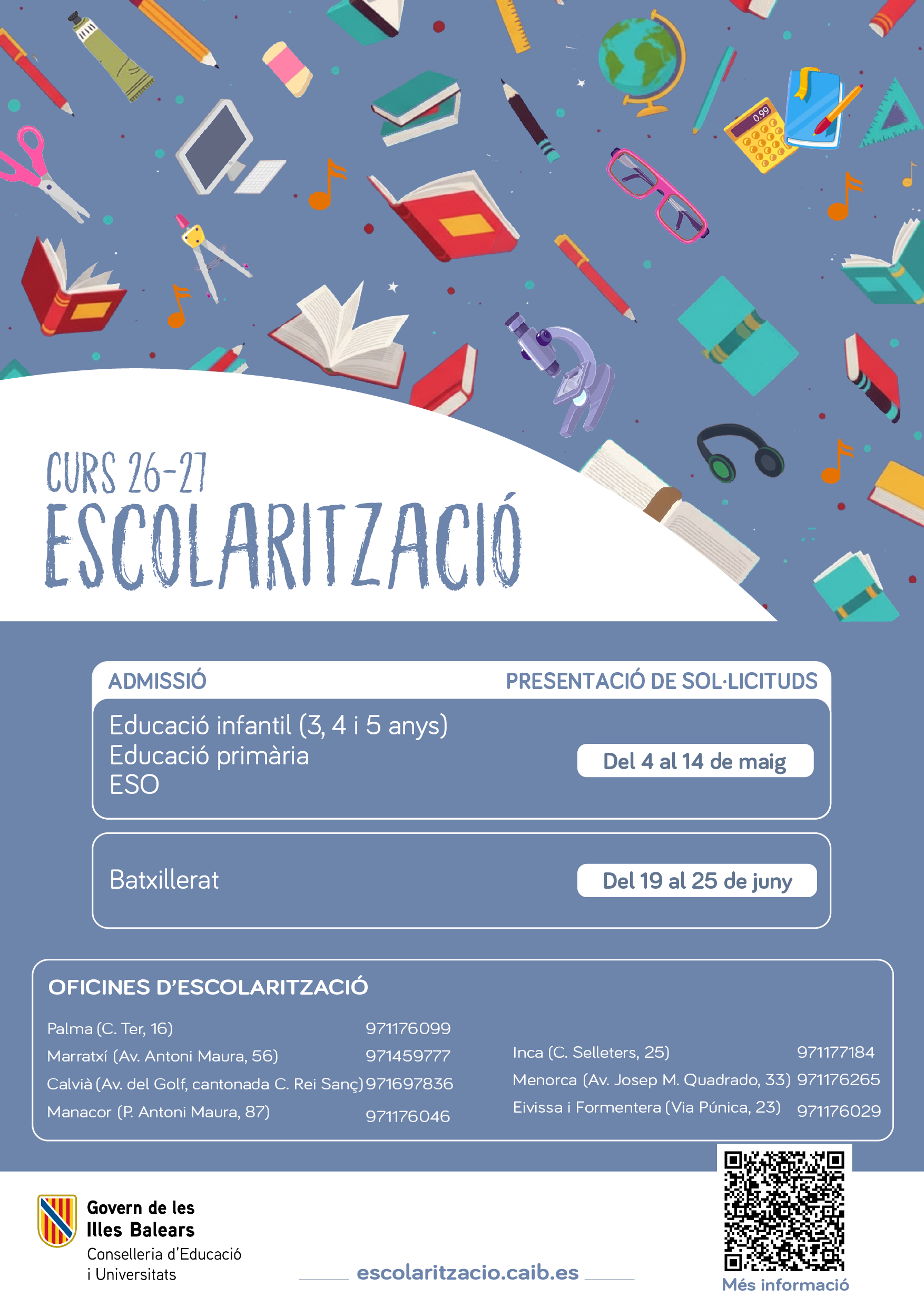 Cartell Escolaritzacio