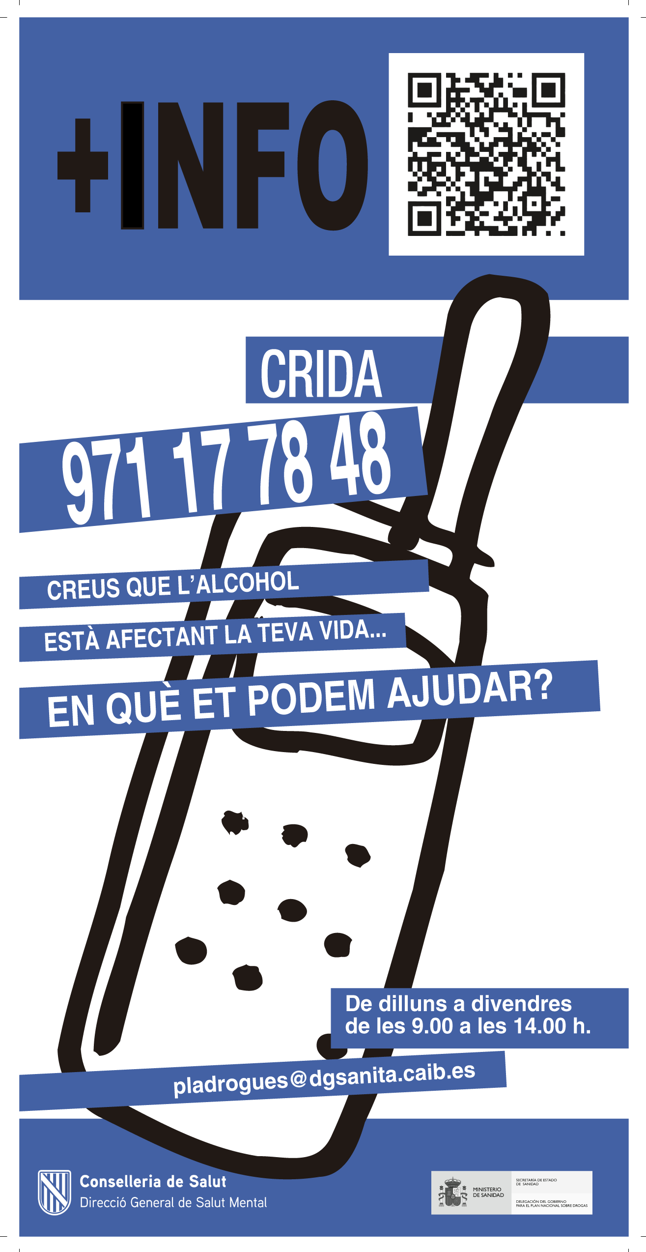 imatge cartell crida alcohol