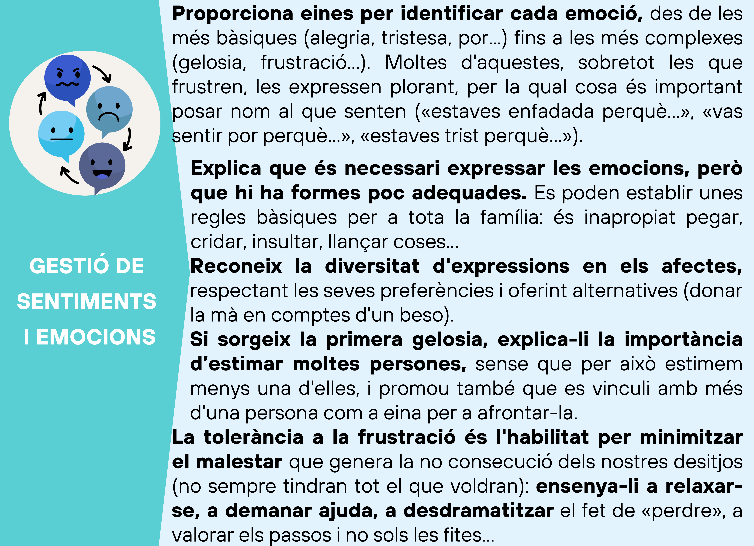 Infografia gesti&oacute; de sentiments i emocions