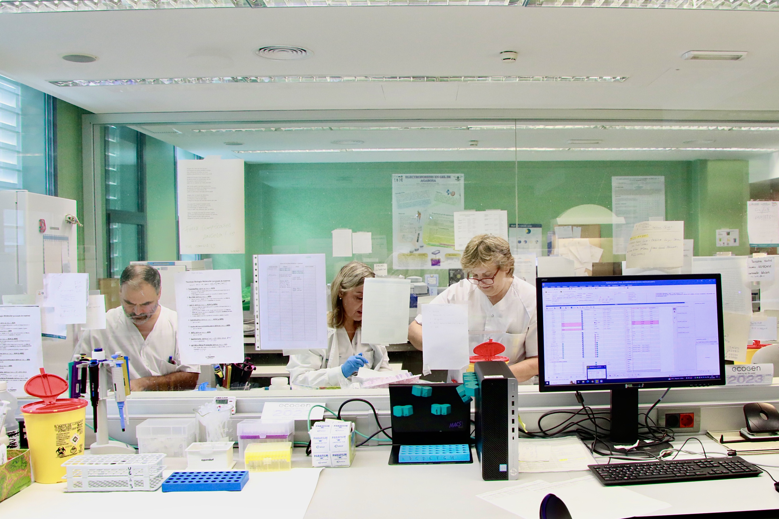 Laboratori d'un hospital públic