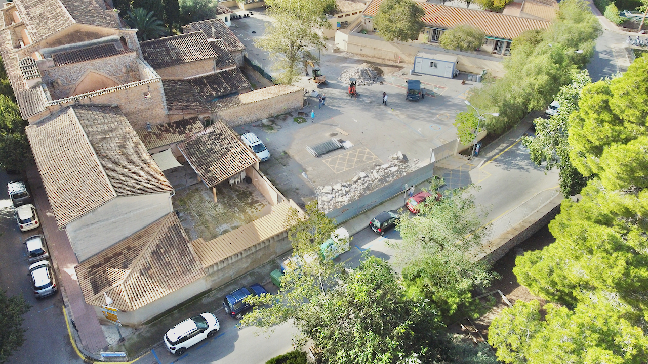 Vista aèria de la parcel.la