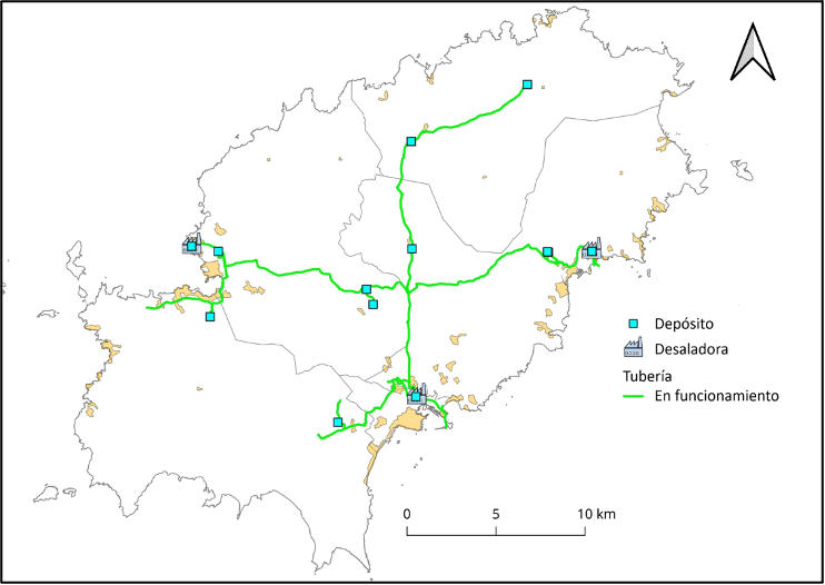 Red desaladora de Ibiza