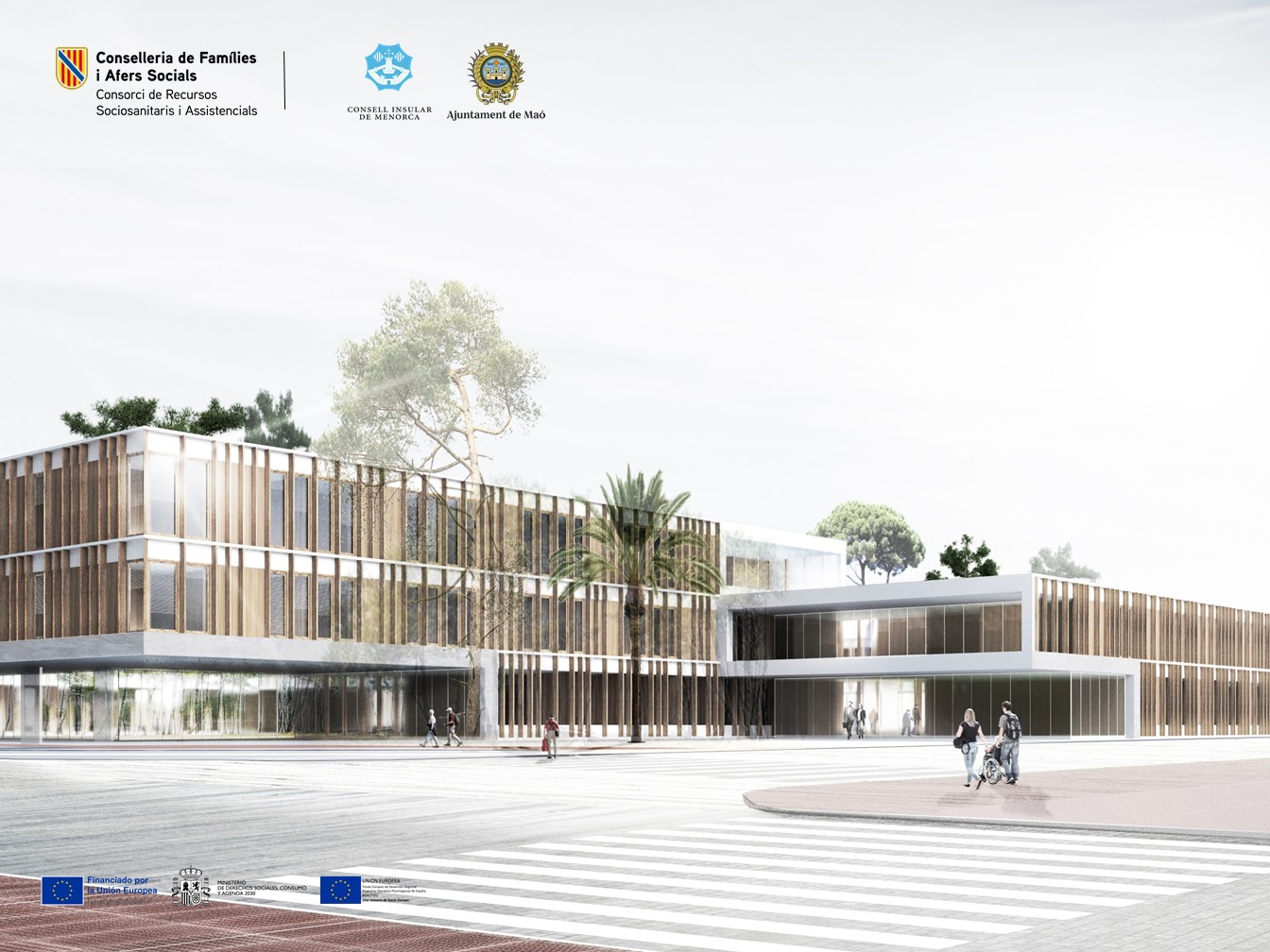 Projecció de la Residència del Quarter de Santiago, a Maó