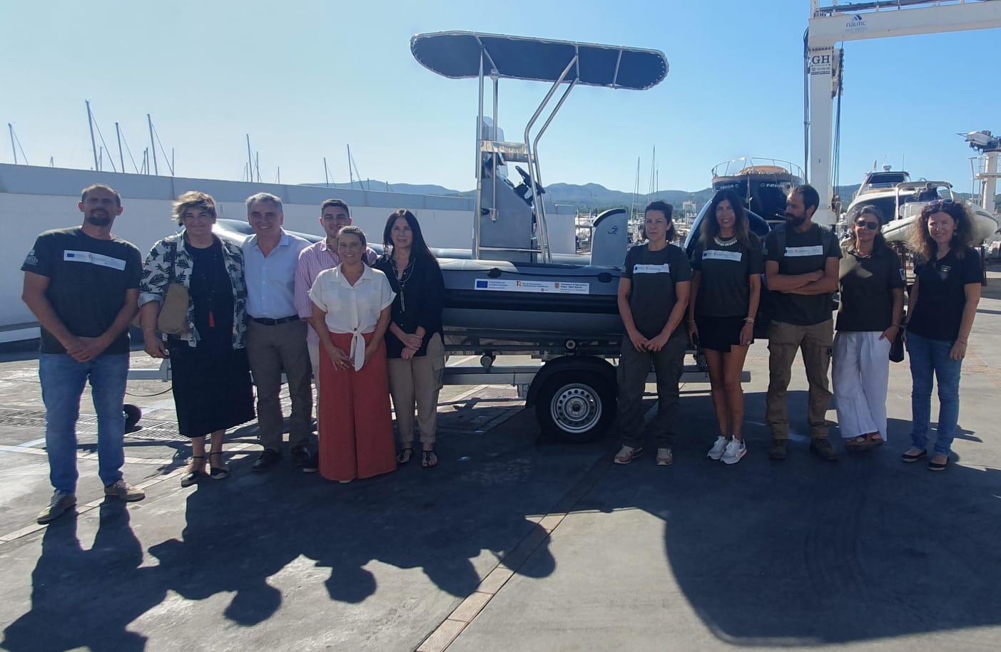 La presentació de la nova embarcació s'ha fet al Club Nàutic de Sant Antoni de Portmany.