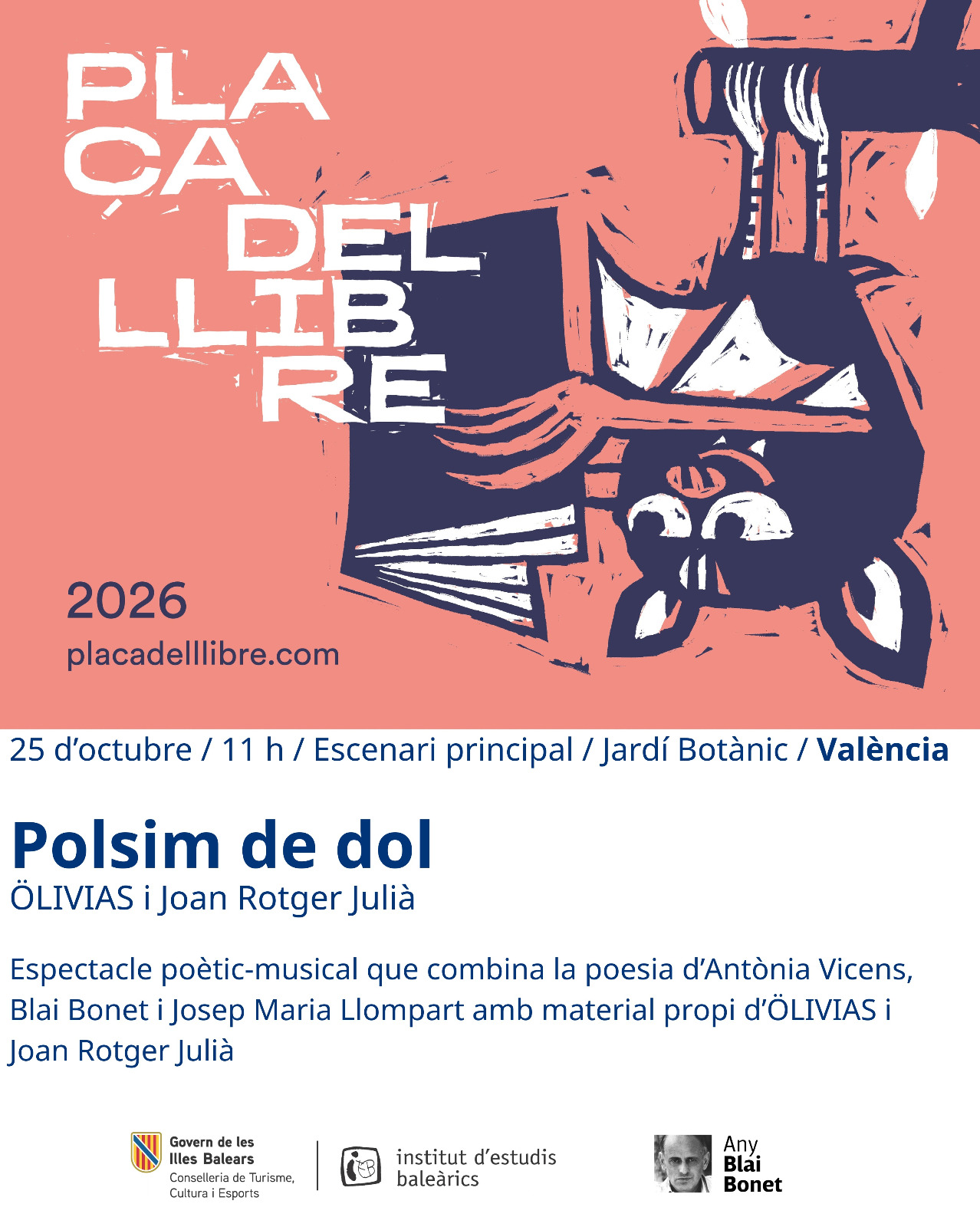 Cartell de la Plaça del Llibre de València