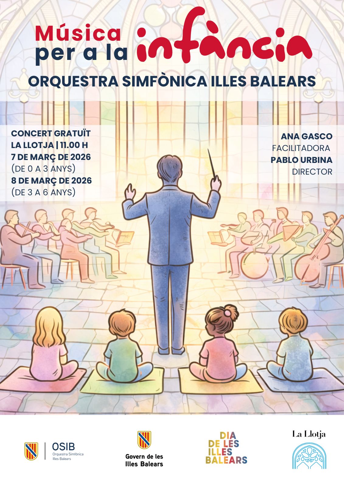 Cartell del concert de 'Música per a la infància'