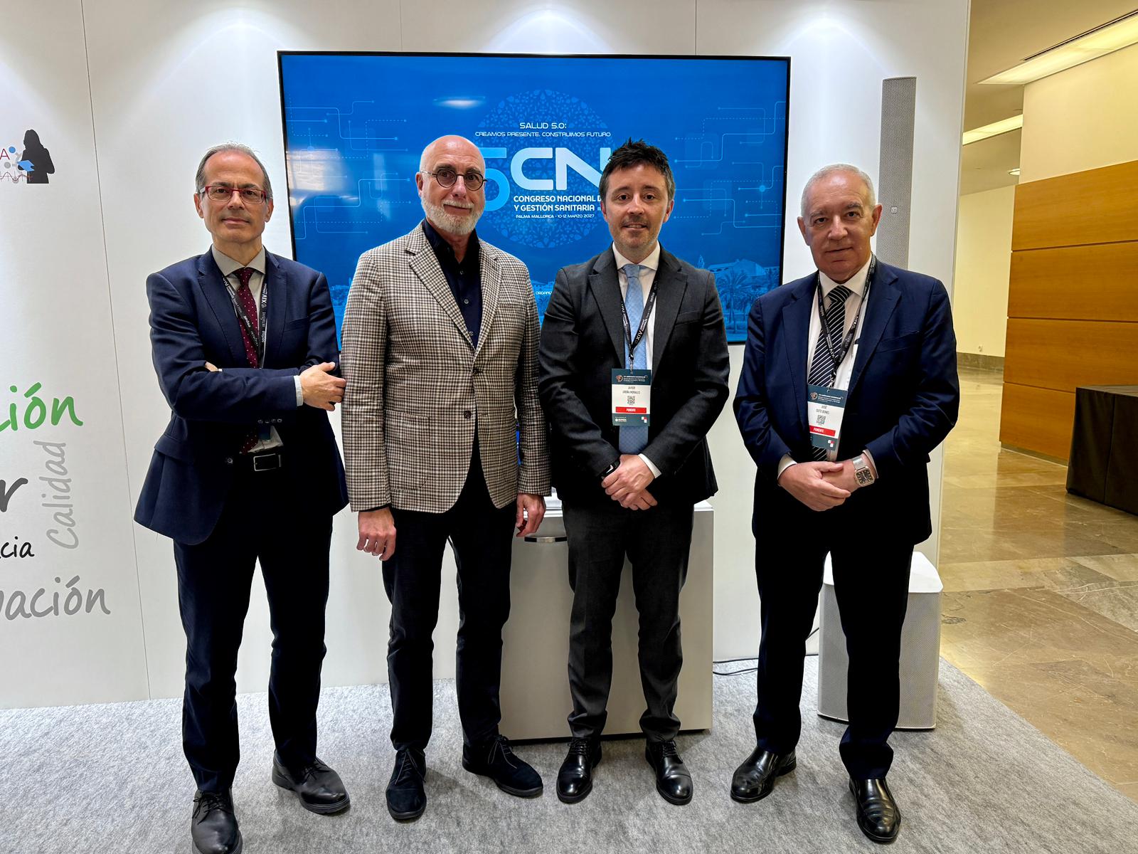 Presentació del 25è Congrés Nacional d’Hospitals i Gestió Sanitària, amb el seu president Javier Ureña, director general del Servei de Salut de les Illes Balears 