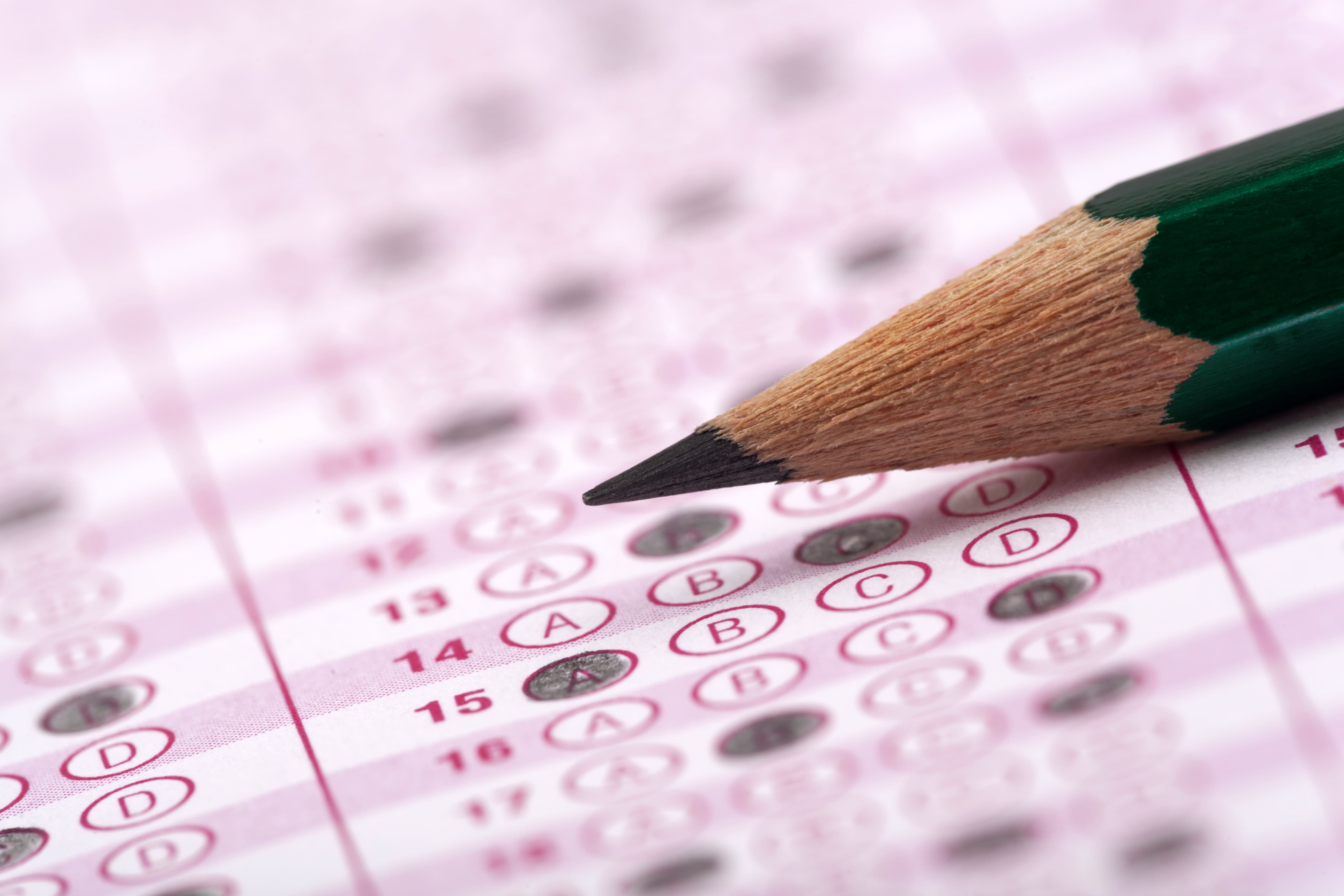 Plantilla d'un test d'oposició