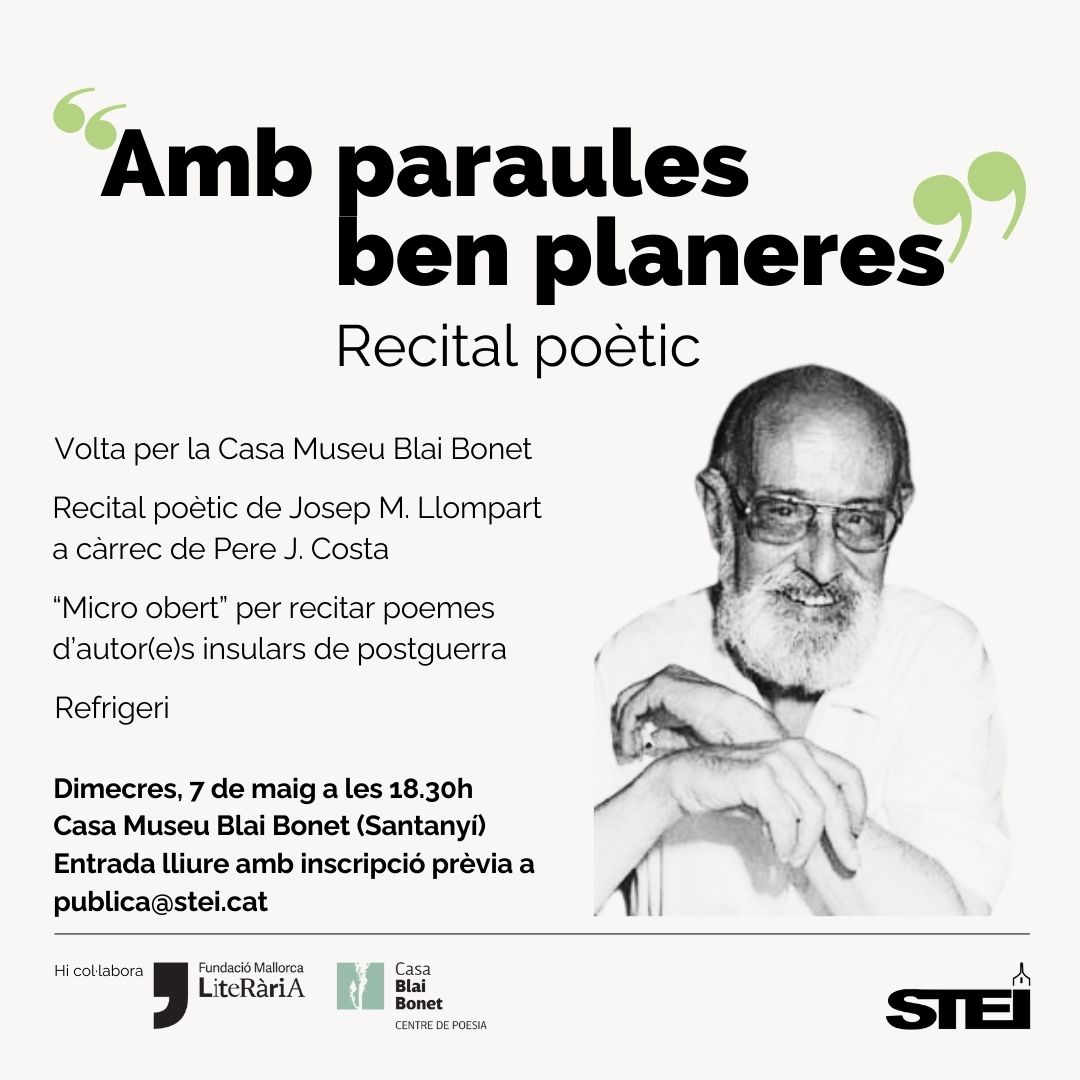 Recital "Amb paraules ben planeres"