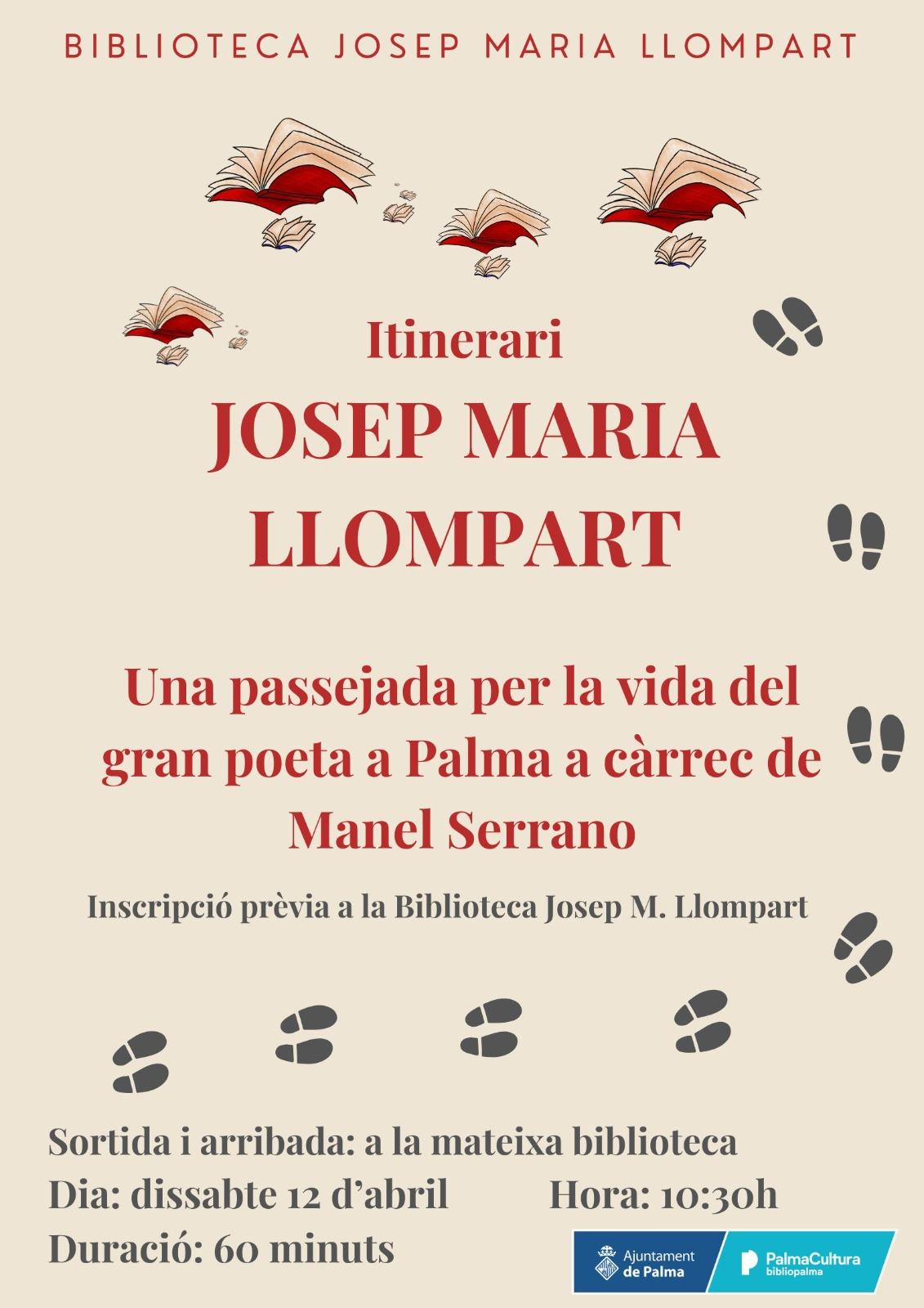Ruta Llompartiana. Biblioteca Josep Maria Llompart. 