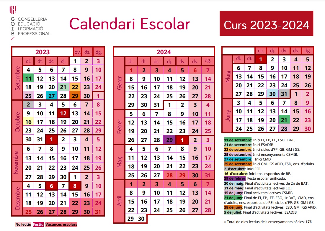 Calendari escolar 2023 2024 02ca