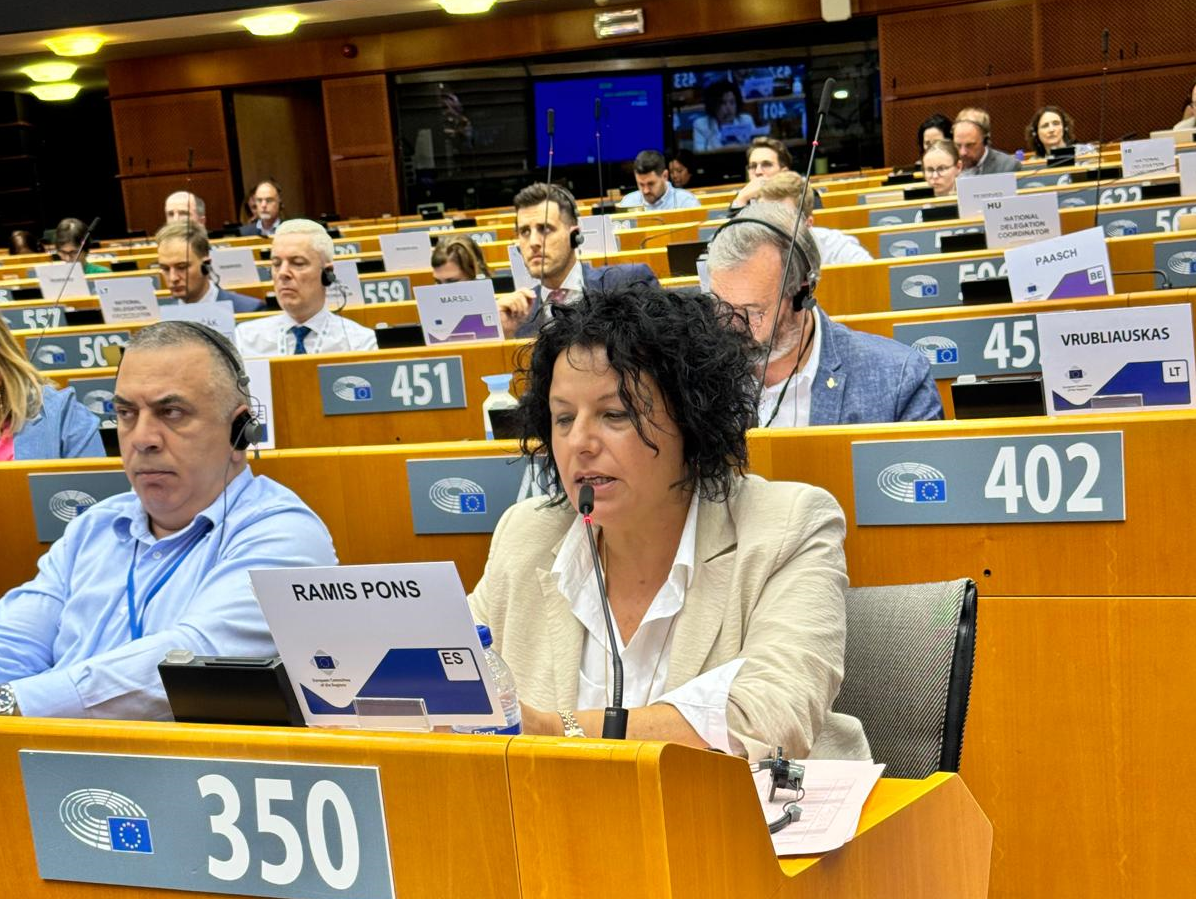 Intervenció de la directora general Xesca Ramis al Comitè Europeu de les Regions. 