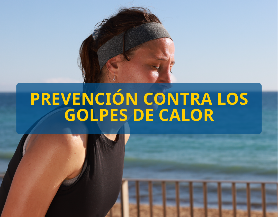 Mujer haciendo ejercicio al sol