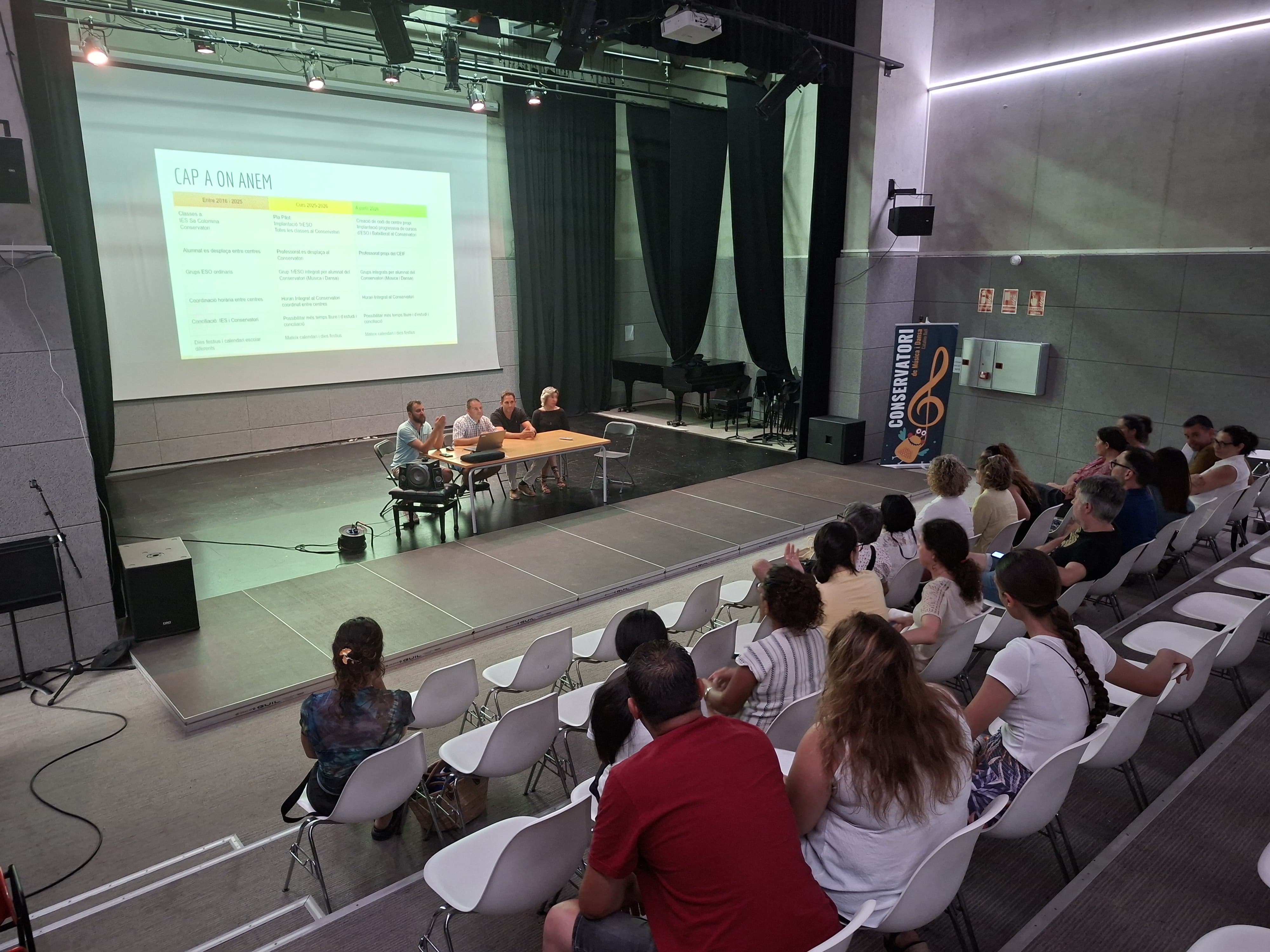 Educació impulsa la implantació del Programa d’Ensenyaments Integrats al Conservatori Professional de Música i Dansa d’Eivissa i Formentera
