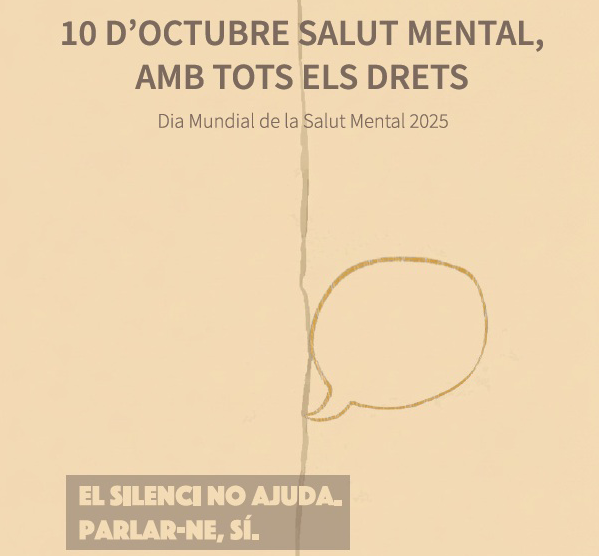 Salut organitza un programa d’activitats amb motiu del Dia Mundial de la Salut Mental, que es commemora el 10 d’octubre