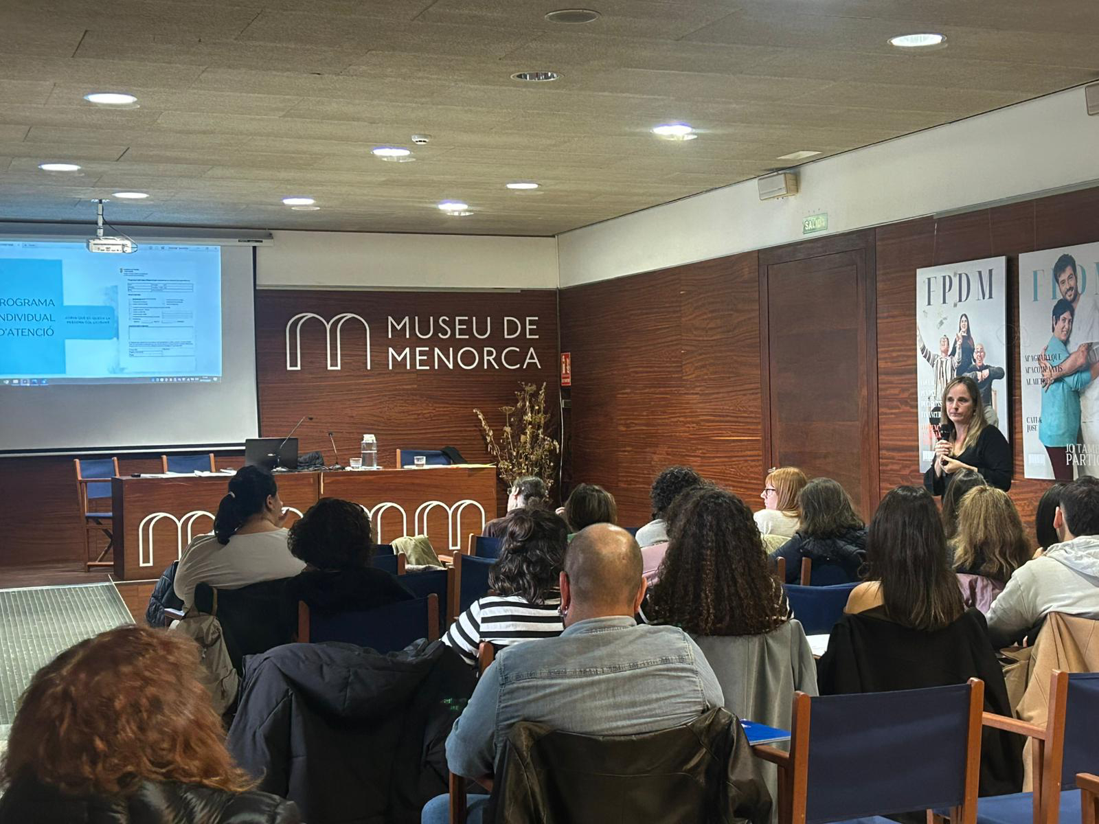 Un dels cursos sobre dependència que va tenir lloc els dies 16 i 17 de desembre al Museu de Menorca.