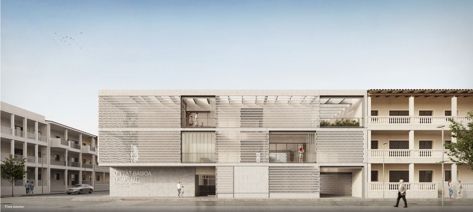 Projecció del futur edifici.