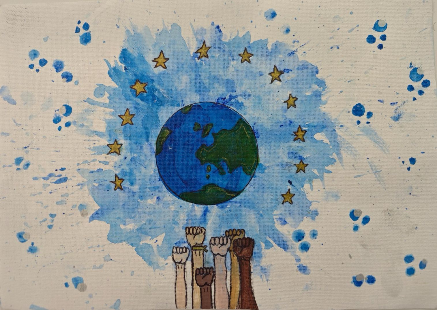 Dibuix del concurs escolar «Pinta Europa»