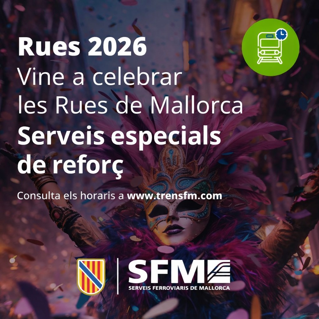 Cartell informaiu dels Serveis especials de reforç.