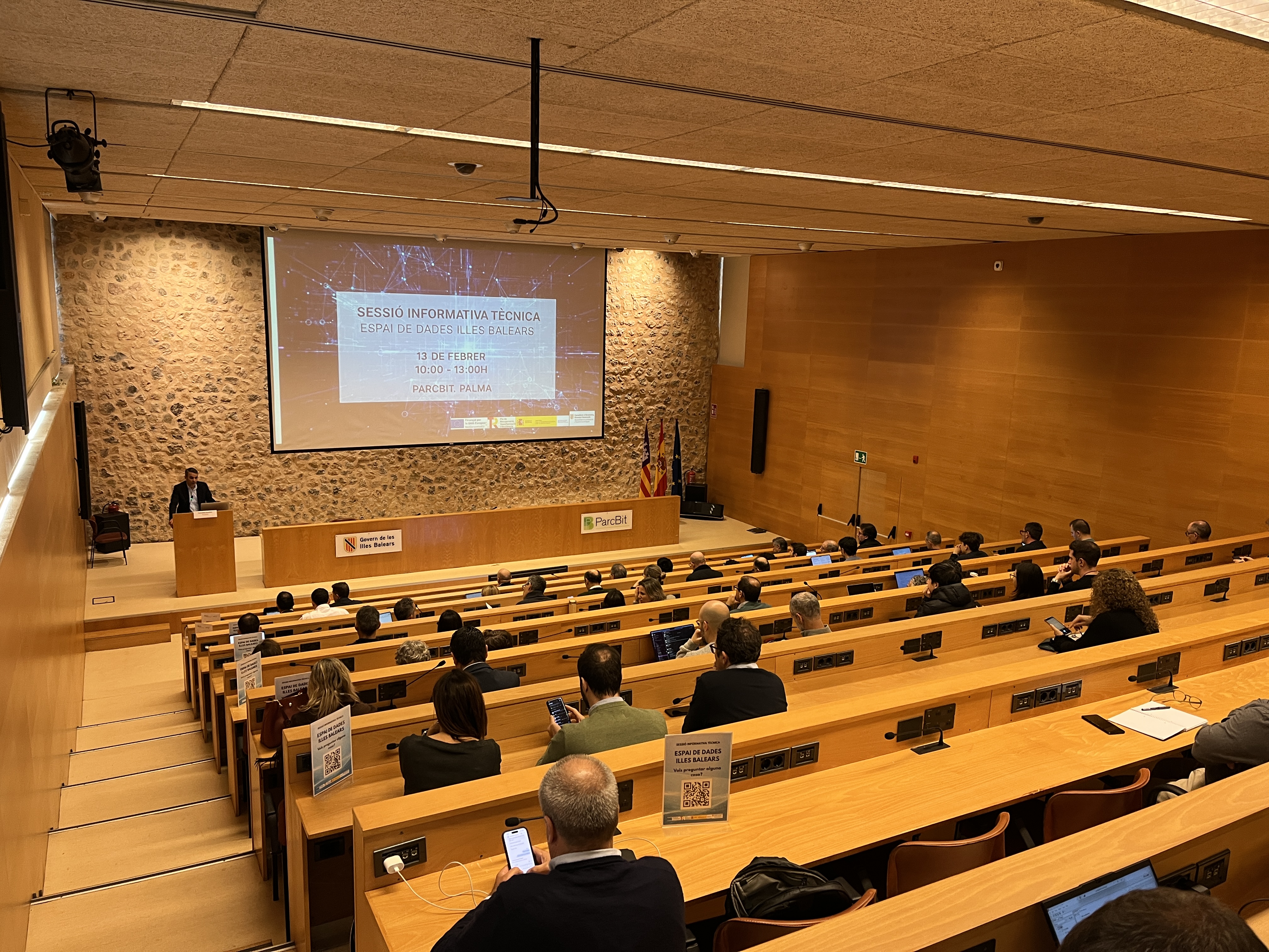 La Espai de Dades a les Illes Balears s’ha celebrat a l’auditori del ParcBit.
