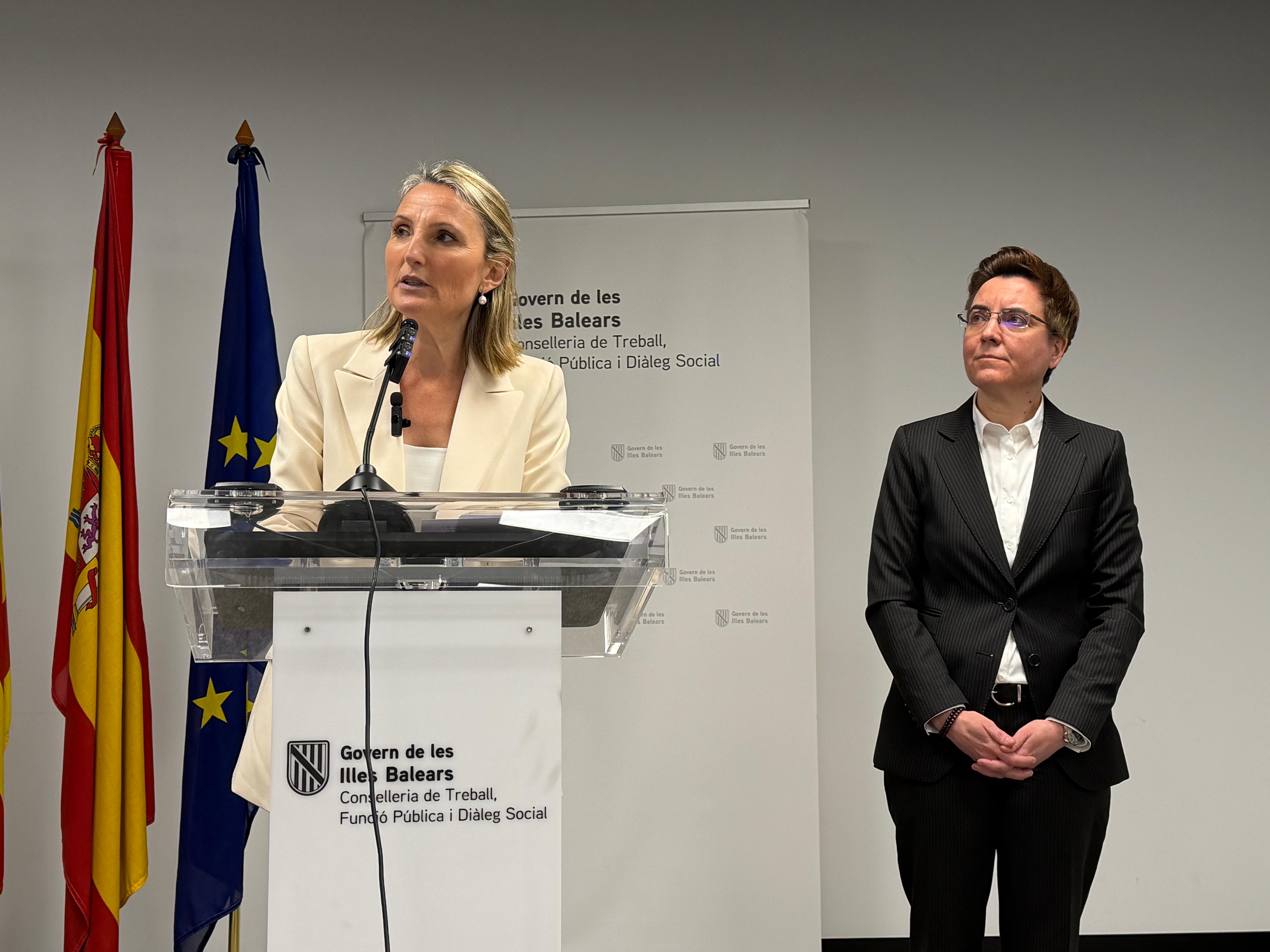 Roda de premsa de valoració de les dades de l'atur de març de 2026