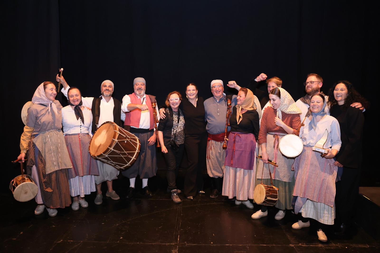 Margalida Prohens amb els Xeremiers de Sóller, a Puigcerdà