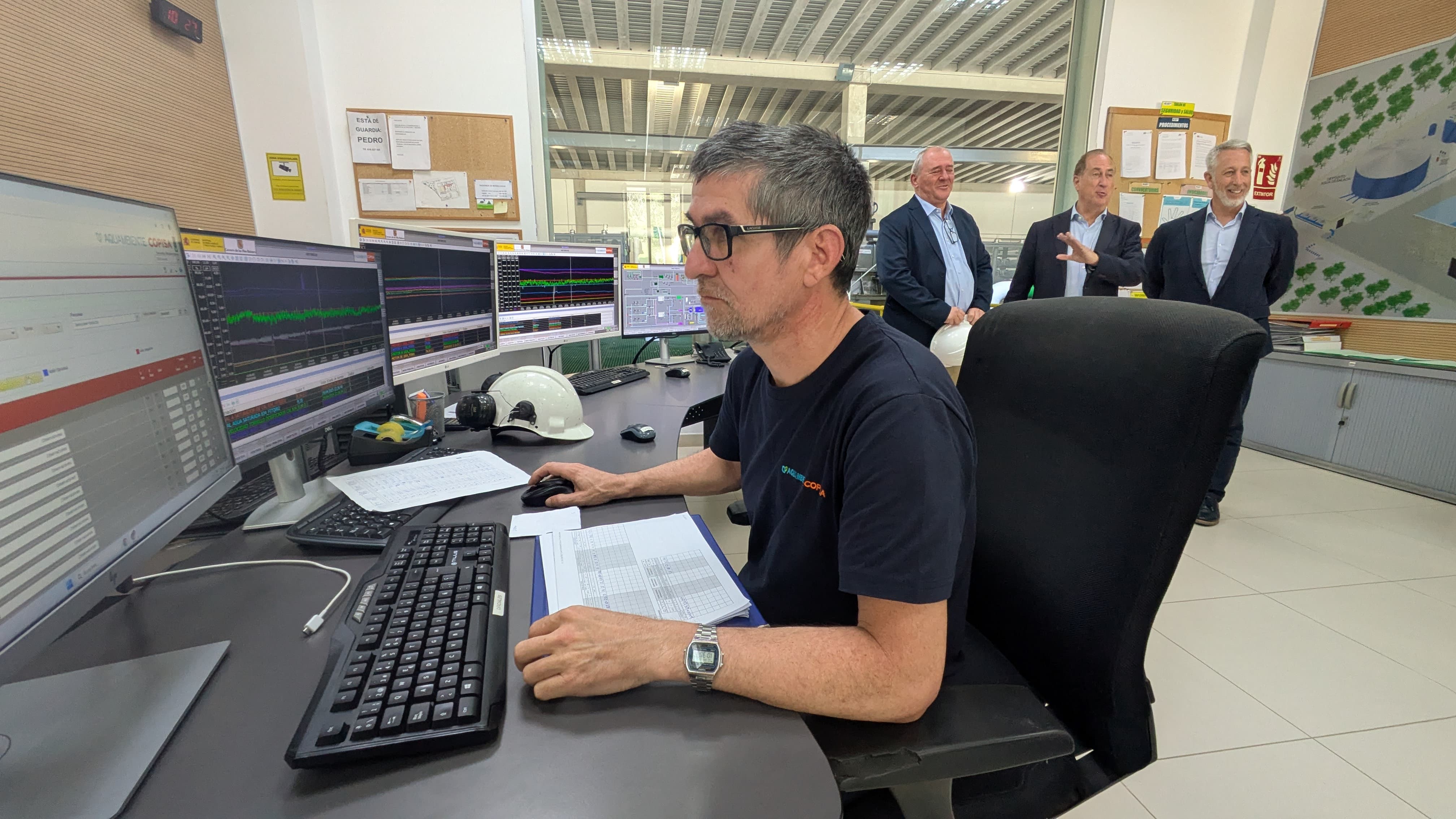 Visita a dessaladora d'Andratx