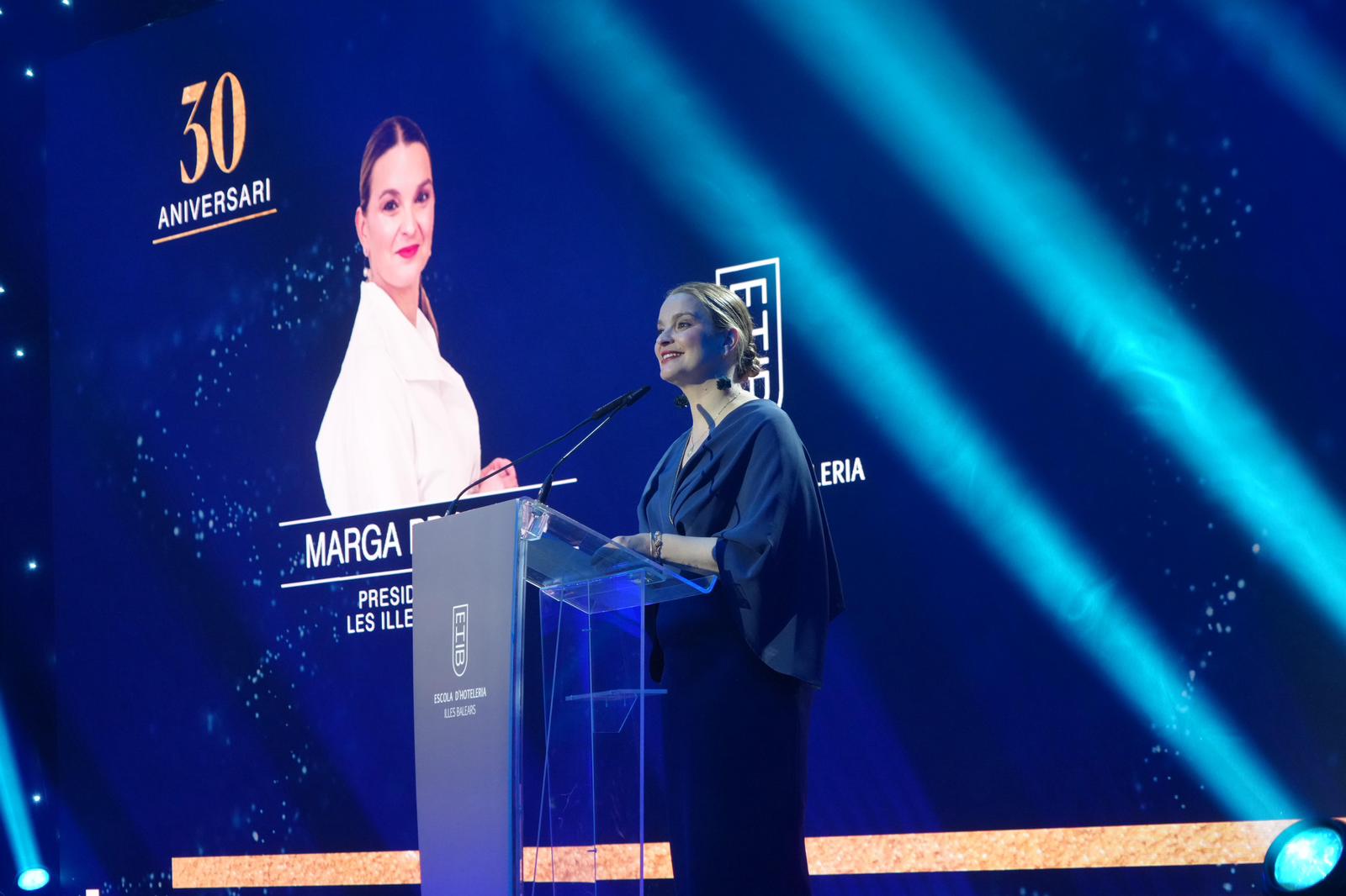 La presidenta del Govern intervé a la gala del 30 aniversari de l’Escola d’Hoteleria de les Illes Balears (EHIB).