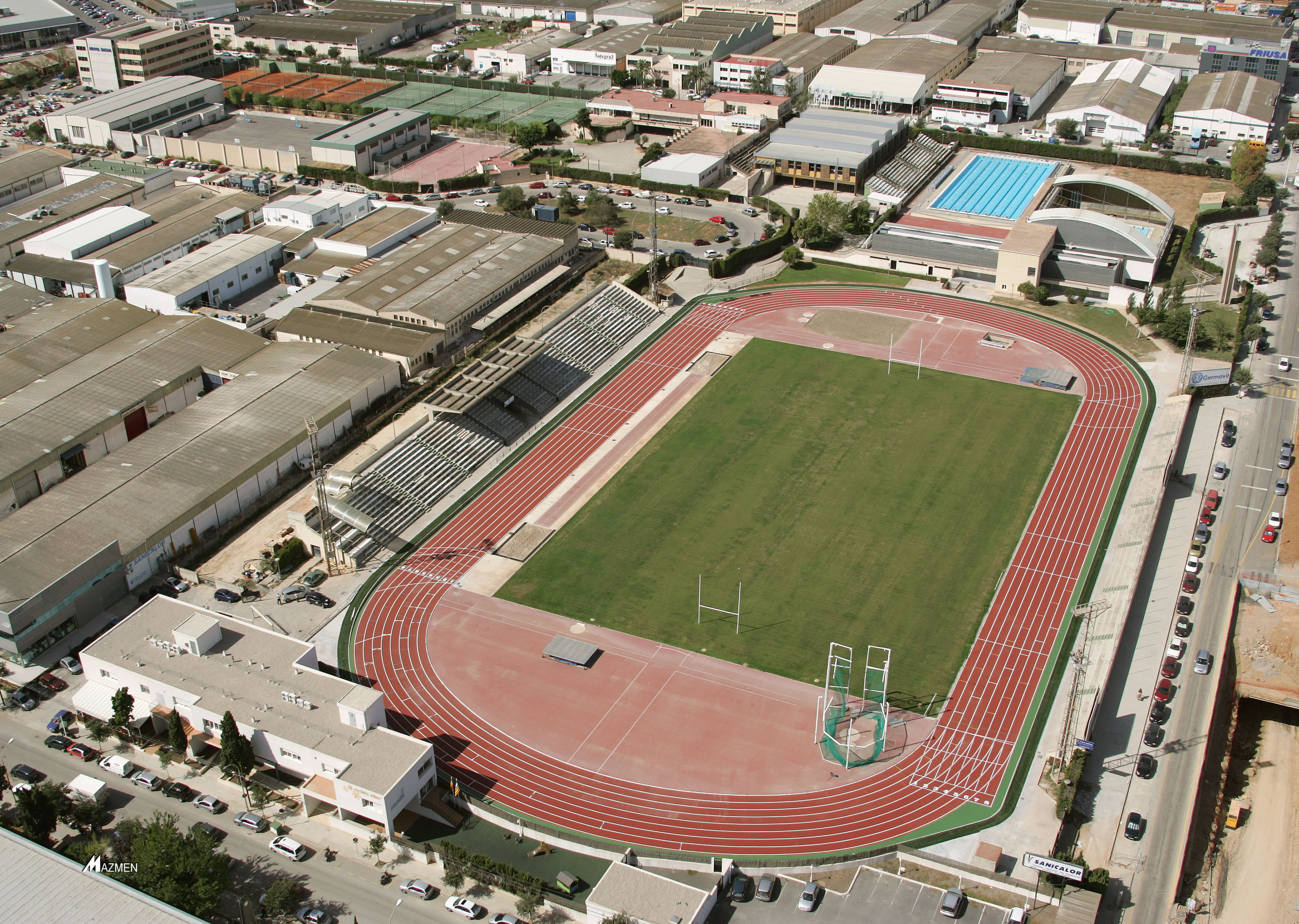 Imatge aèria del Centre de Tecnificació Esportiva