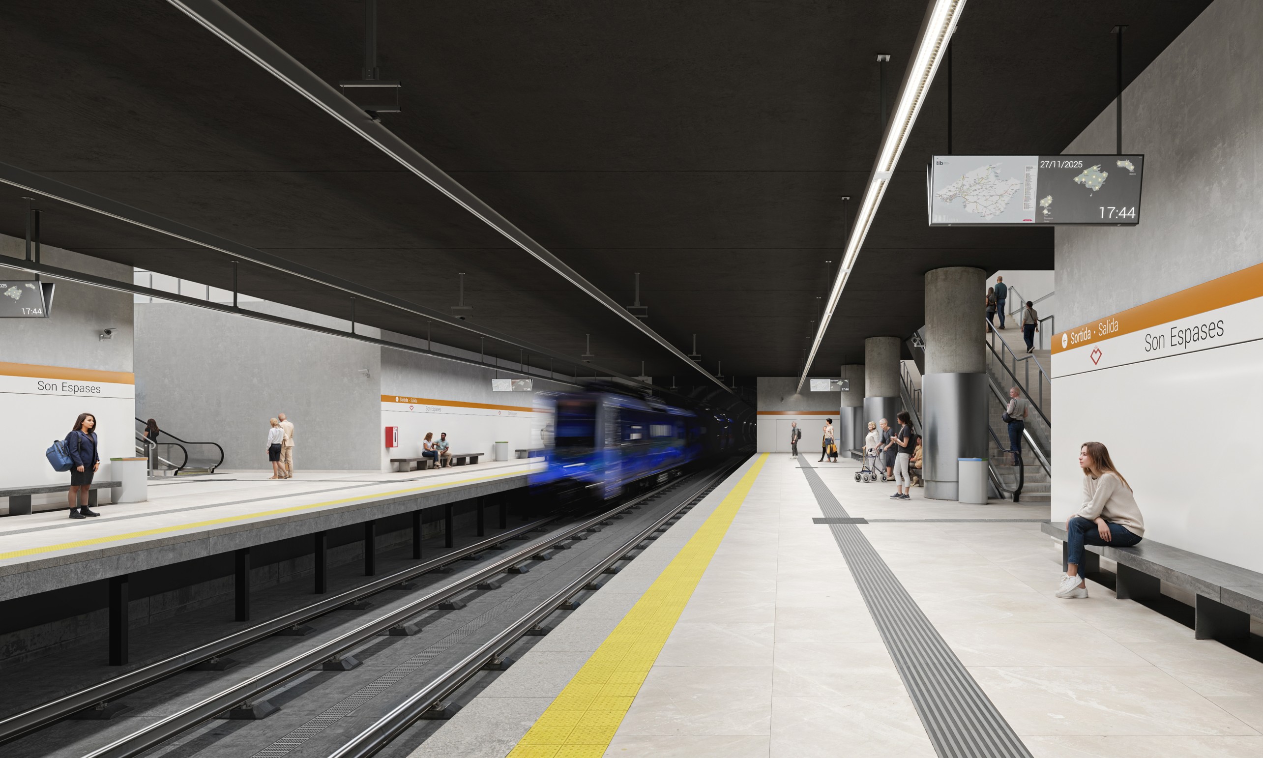 Futura estación de metro de Son Espases