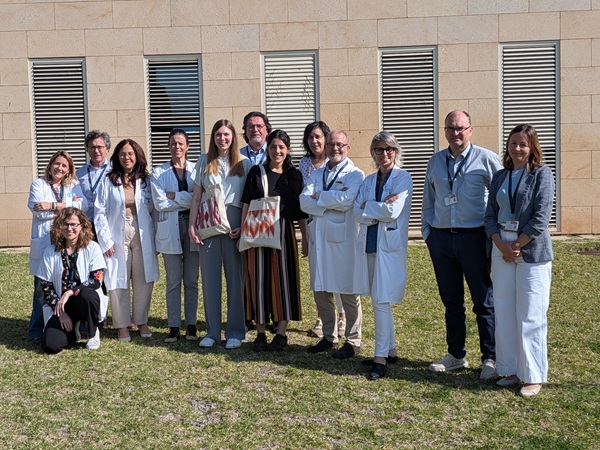 Dues participants al programa d’intercanvi europeu de l’HOPE (Federació Europea d’Hospitals i Serveis Sanitaris)