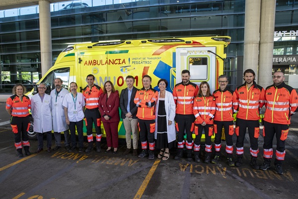 Nova ambulància de transport pediàtric urgent