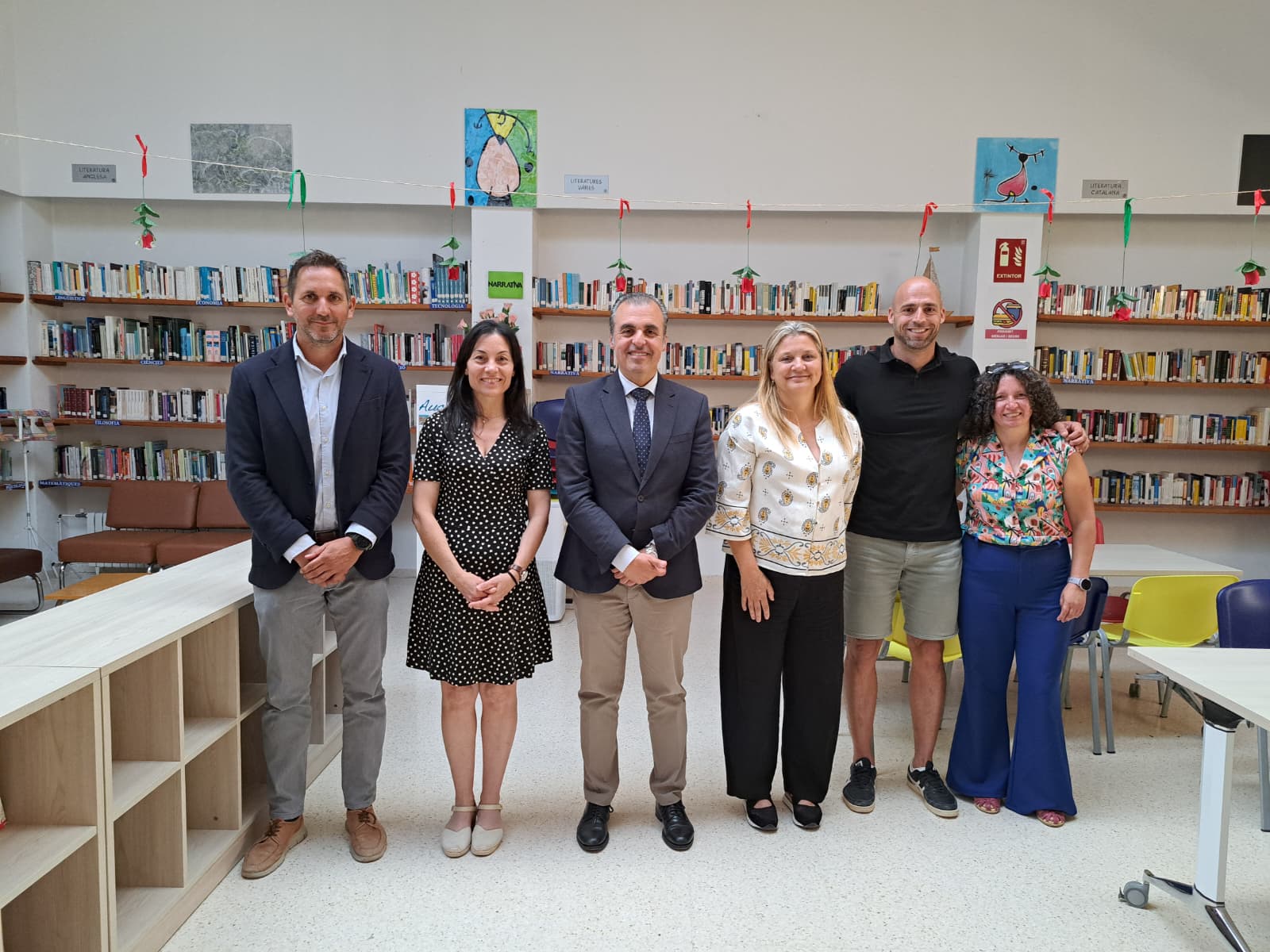 El conseller Vera visita l’IES Algarb, que el pròxim curs acollirà el Batxillerat d’Excel·lència a Eivissa