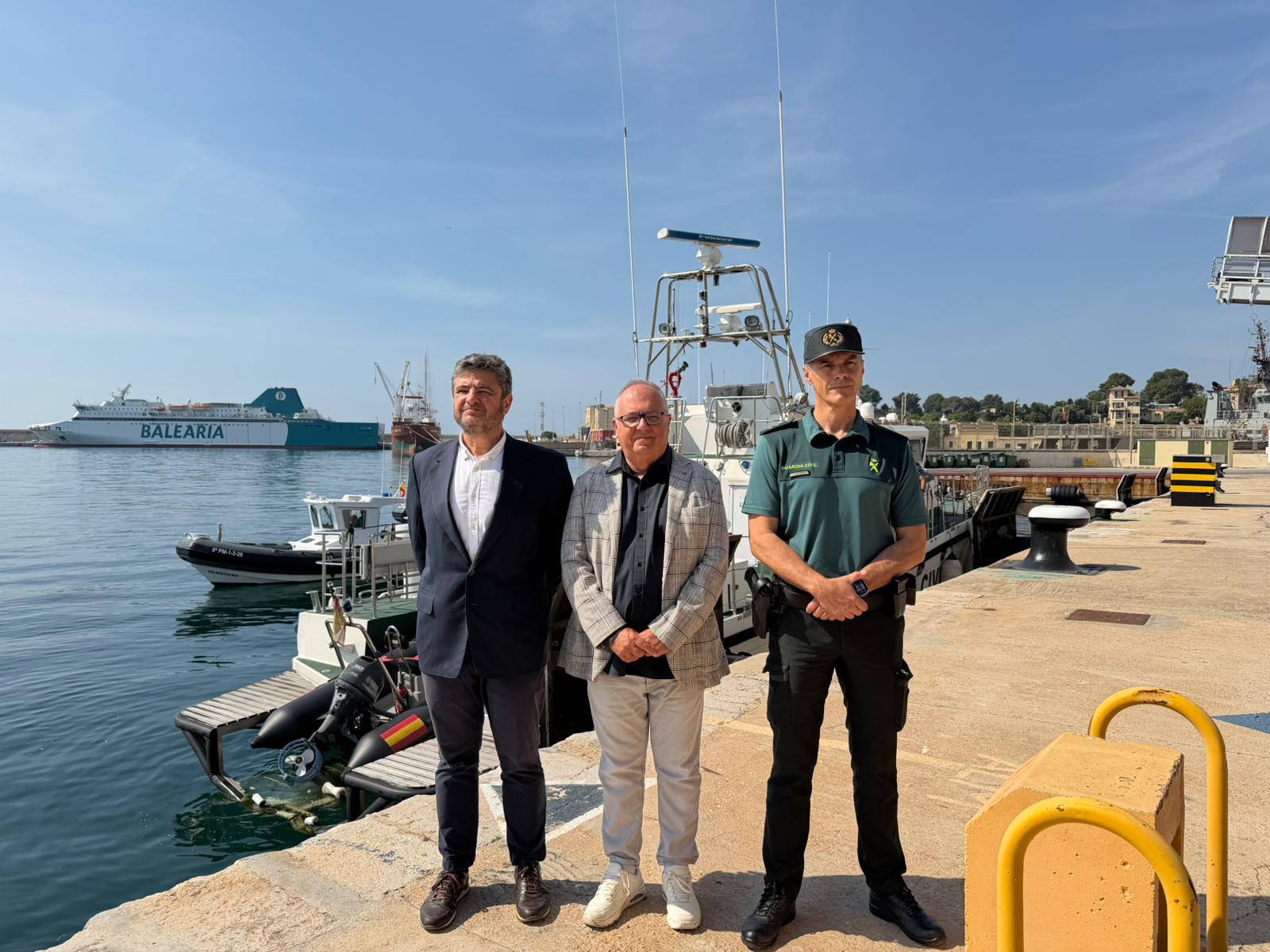 Presentació del dispositiu conjunt entre Govern i Guàrdia Civil per a la inspecció i vigilància contra el lloguer irregular d’embarcacions