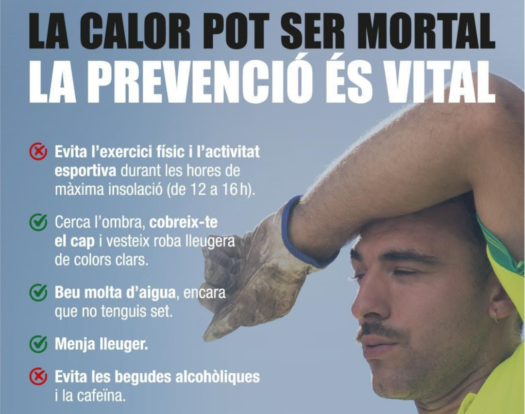 Imatge de la campanya de prevenció