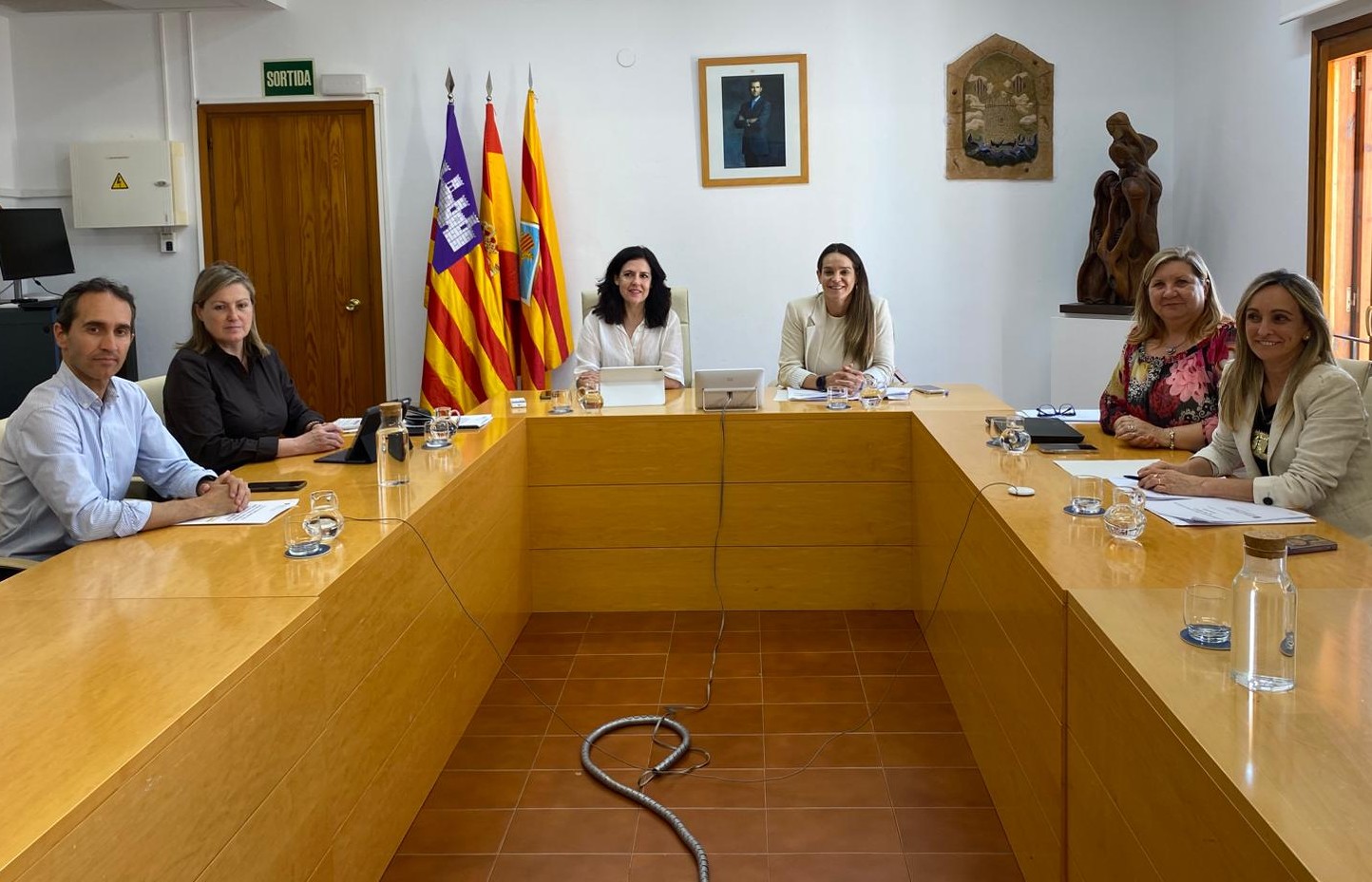 La consellera de Famílies, Benestar Social i Atenció a la Dependència, Sandra Fernández, ha presidit la reunió de la Conferència Sectorial