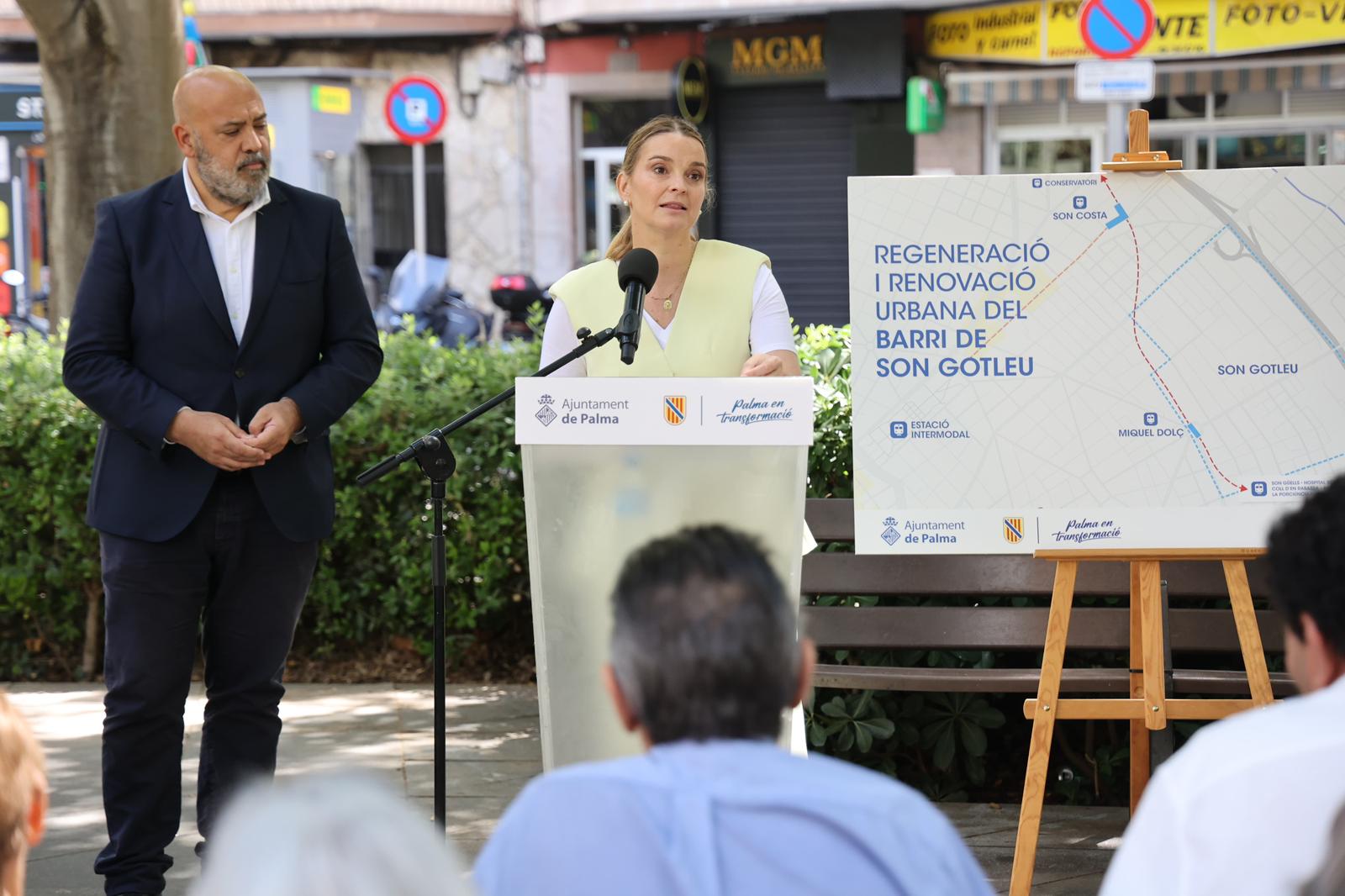 Margalida Prohens ha intervingut durant l'acte amb unes paraules