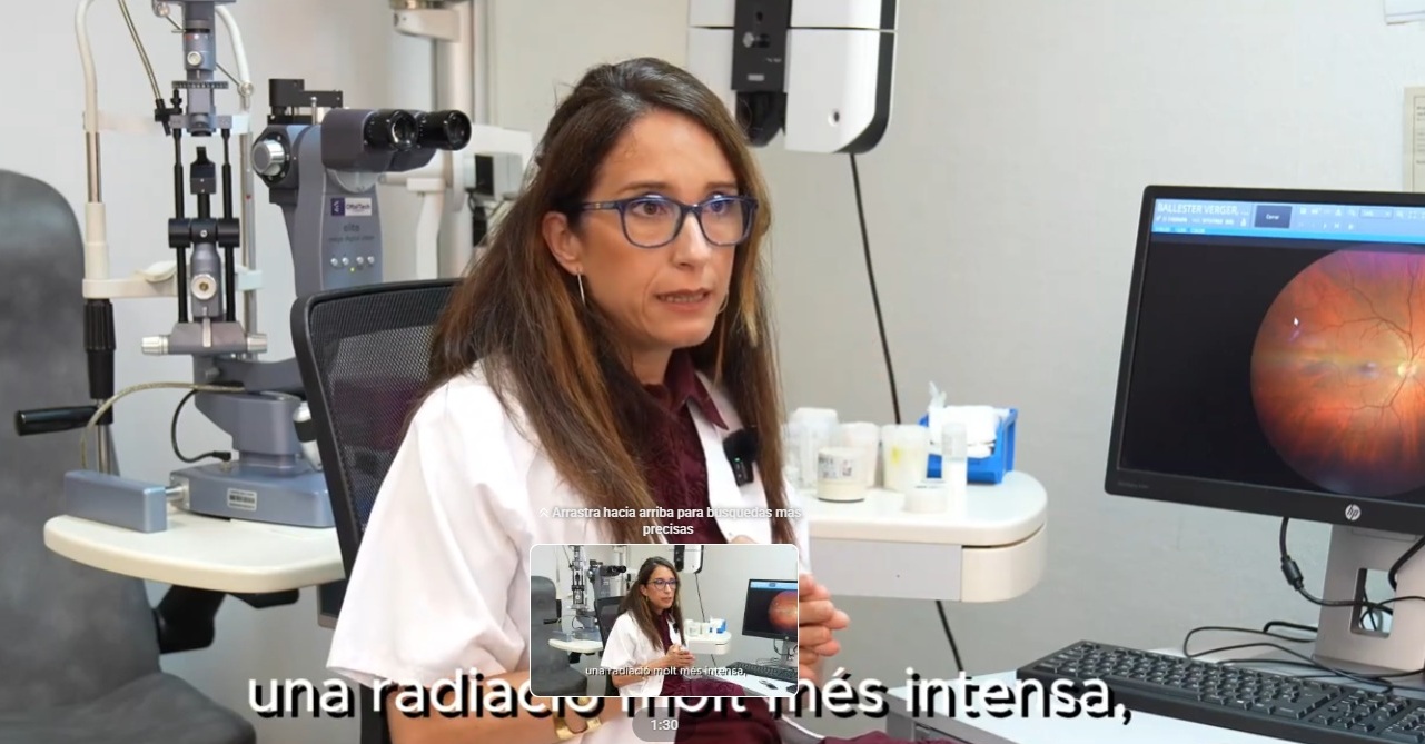 La oftalmóloga del Hospital Universitario Son Llàtzer, Ainhoa Rosselló 