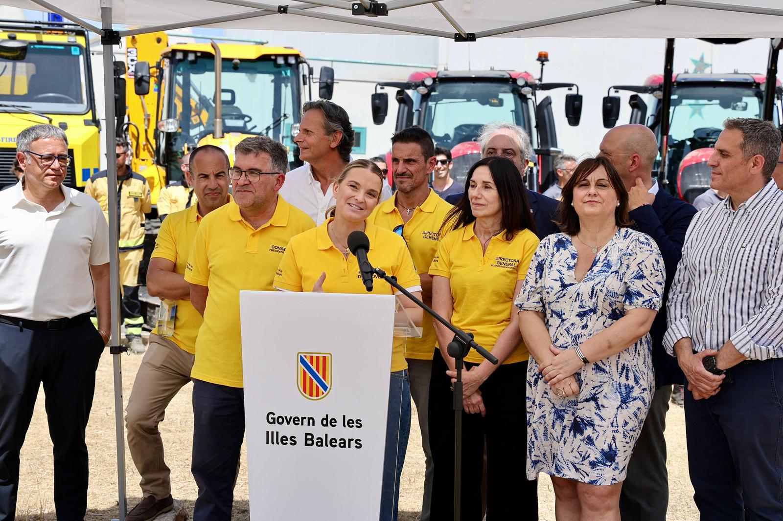 Presentació dels equips i els mitjans per fer front als incendis forestals