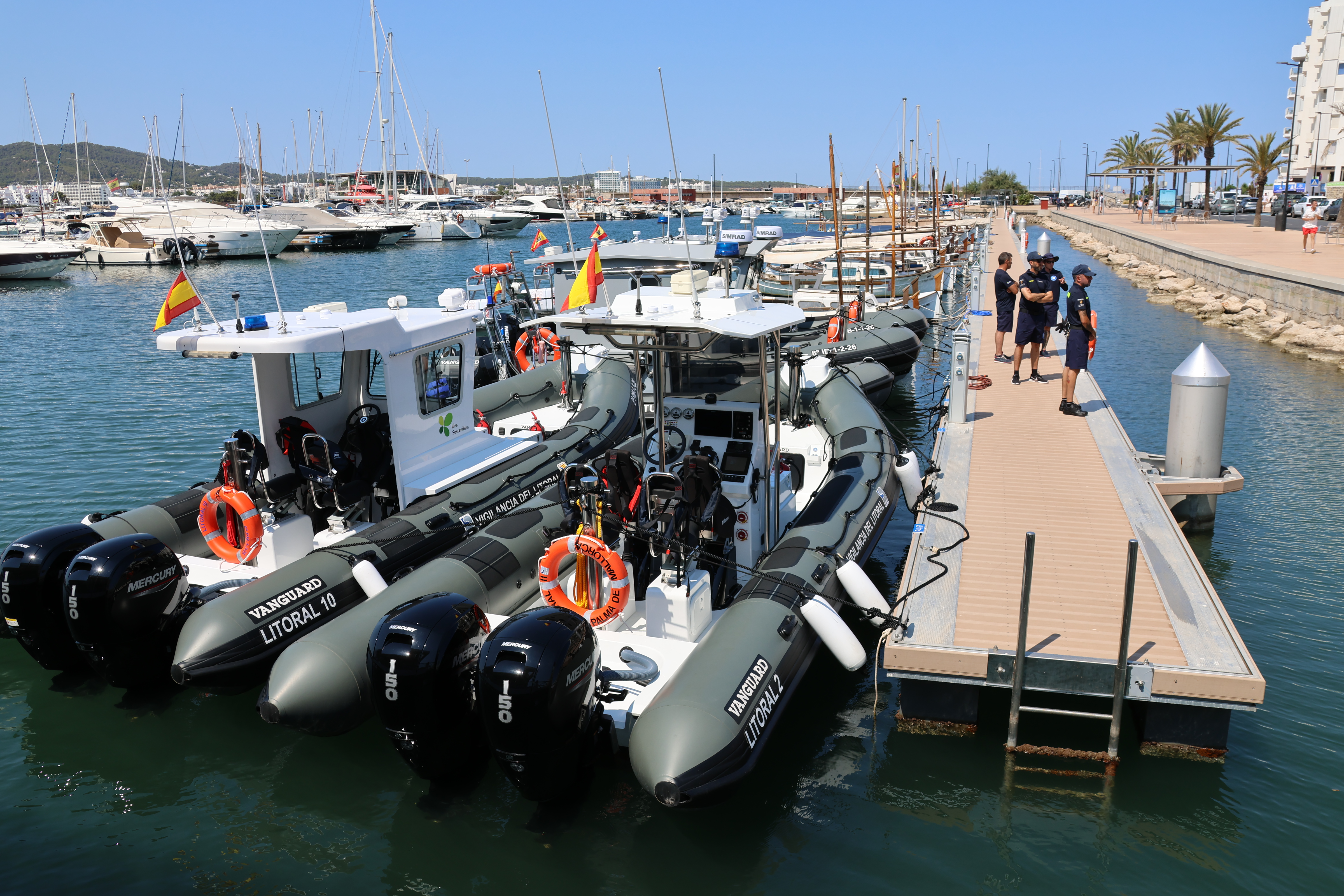 Les tres embarcacions tindran la base als ports d'Eivissa i Sant Antoni de Portmany.