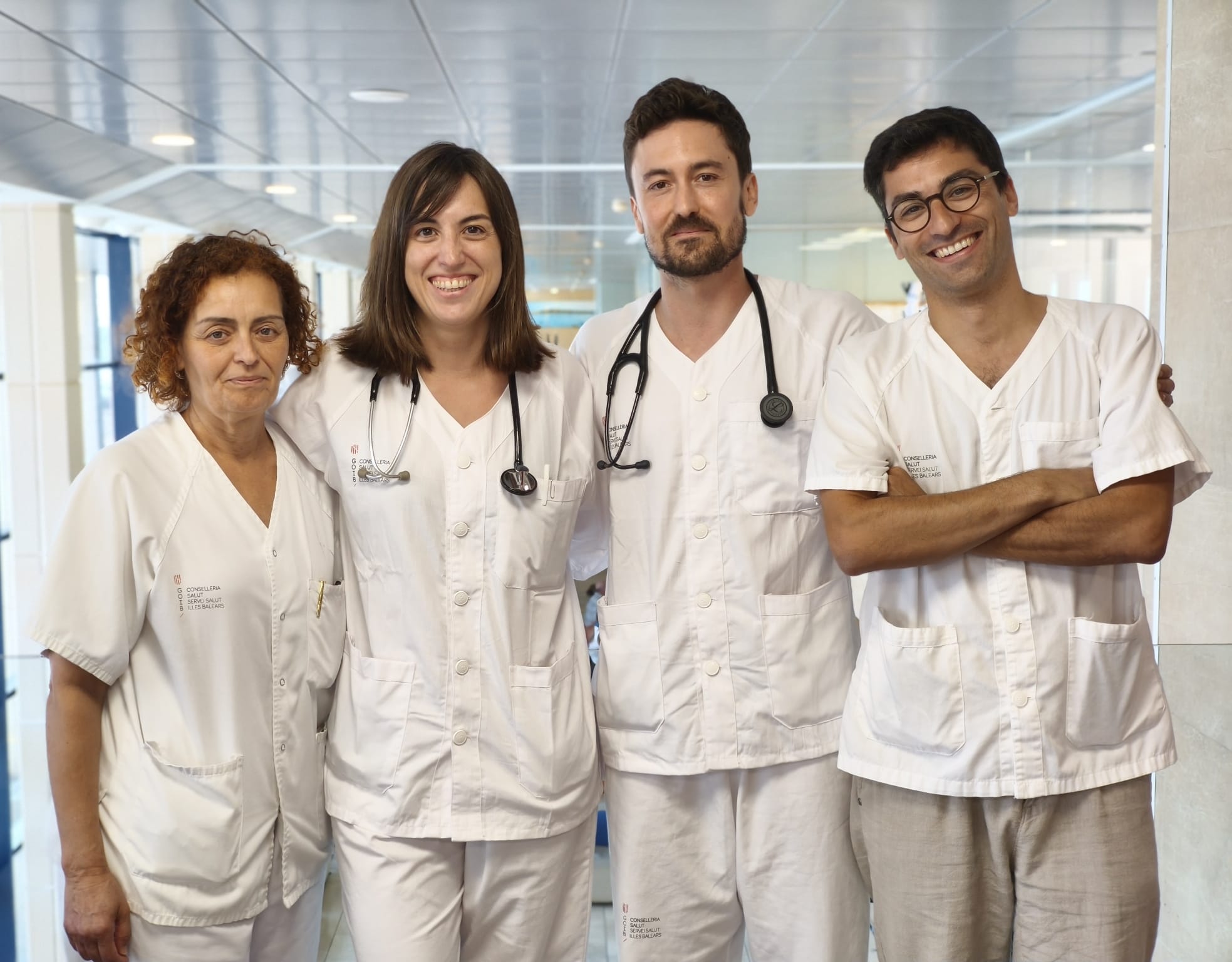 Personal mèdic del Servei de Cardiologia de l'Hospital d'Inca