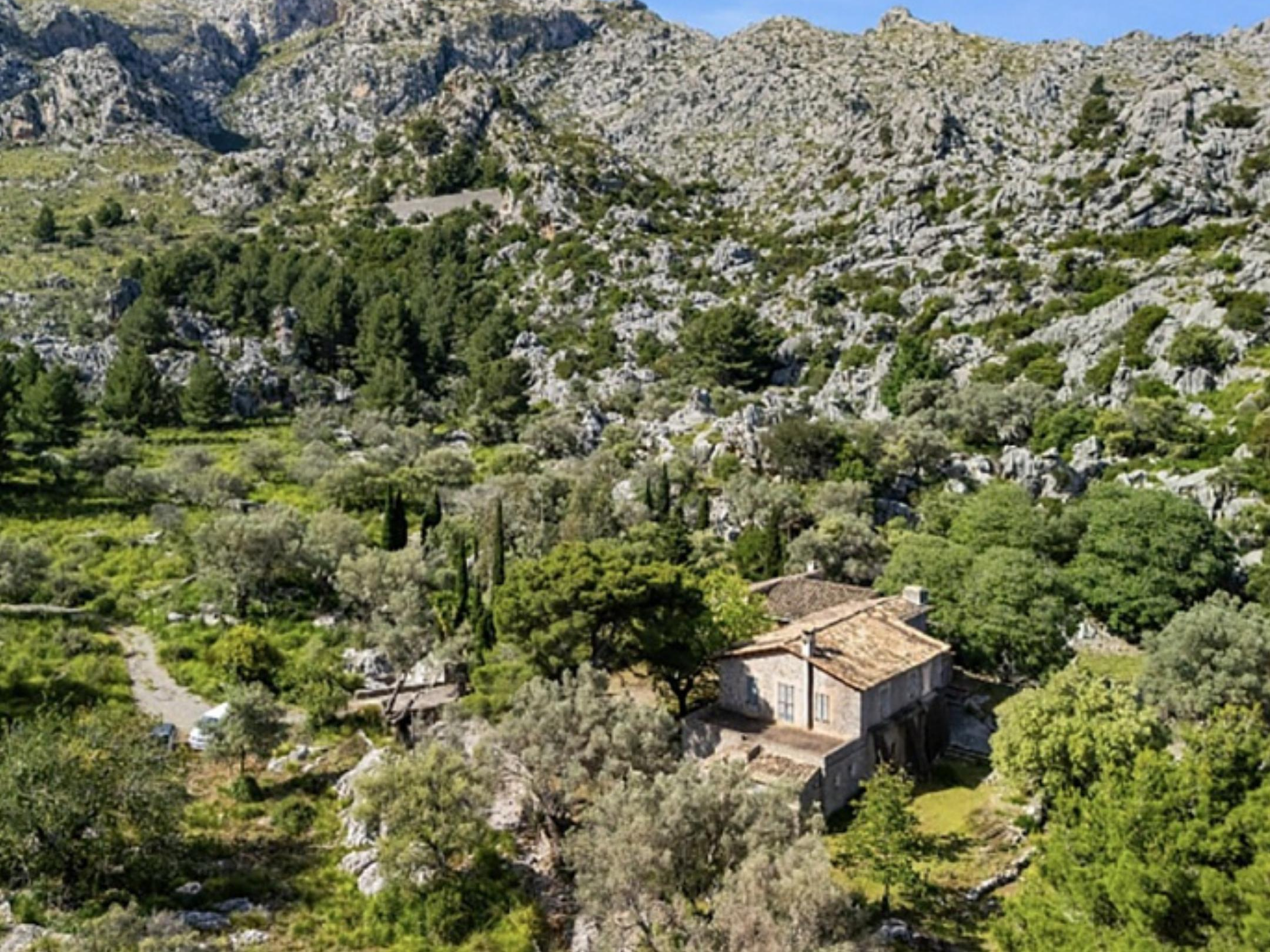 Vista aèria de la finca. 