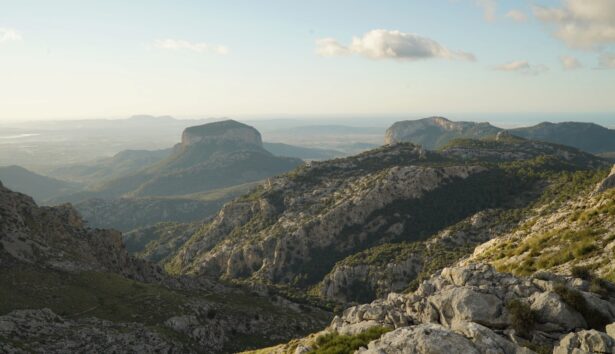 Paisaje visto desde una montaña