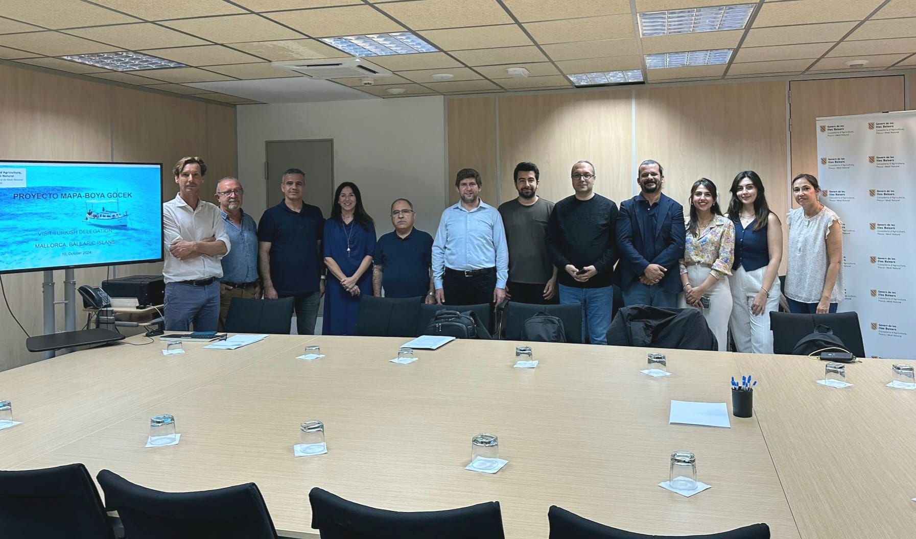 Reunió entre representants de la Conselleria d'Agricultura, Pesca i Medi Natural i representants del Ministeri de Protecció de Béns Naturals de Turquia.