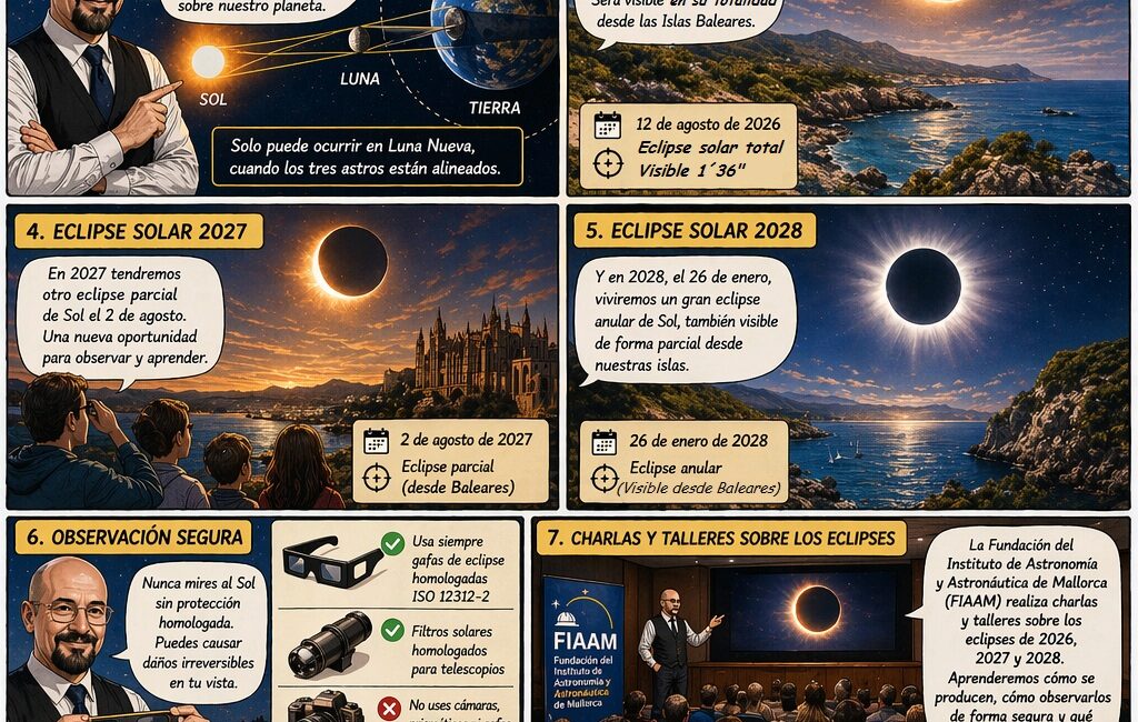 Eclipses 2026-2027-2028 Baleares