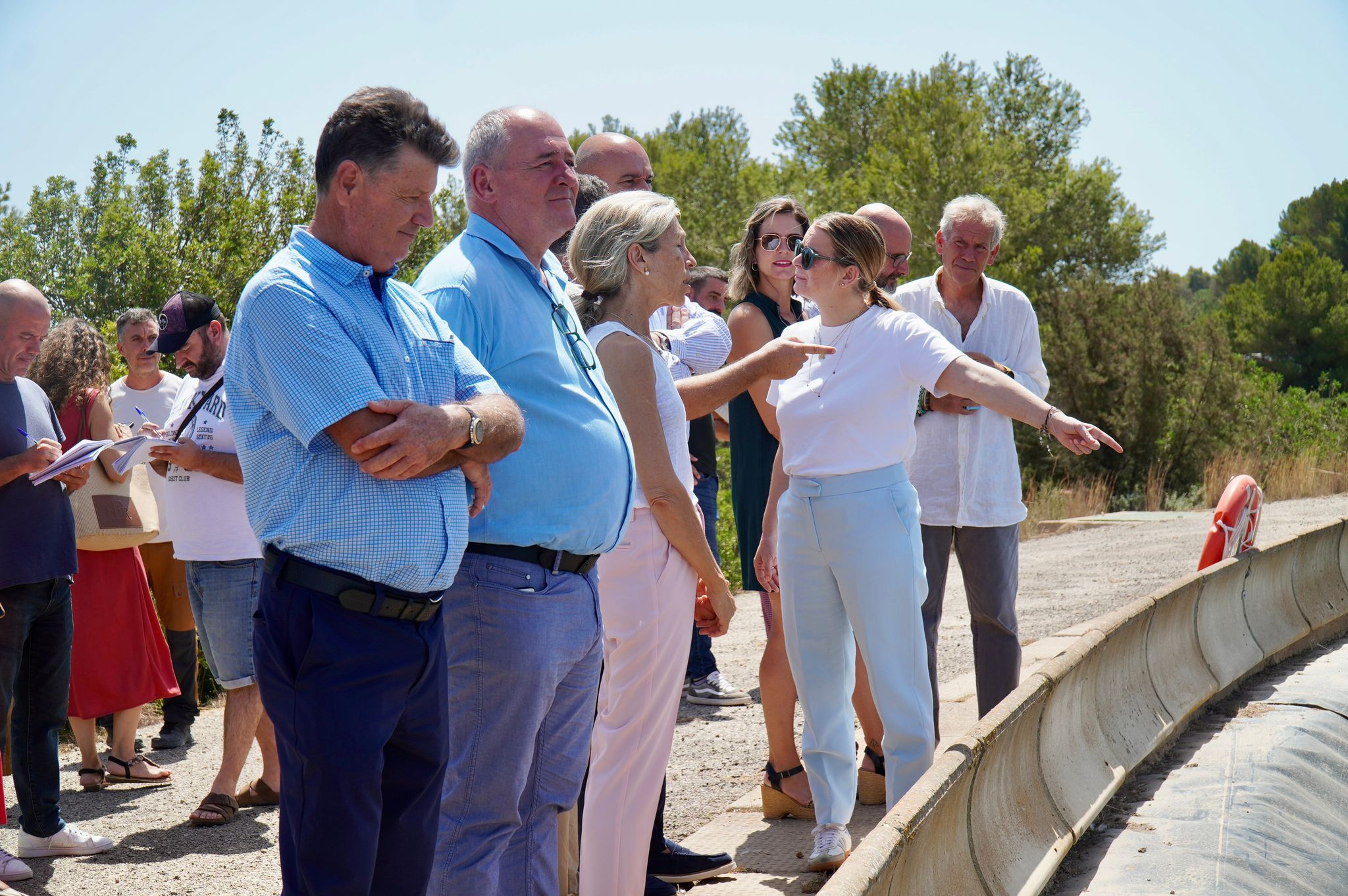 Visita a la bassa de sa Rota a Eivissa